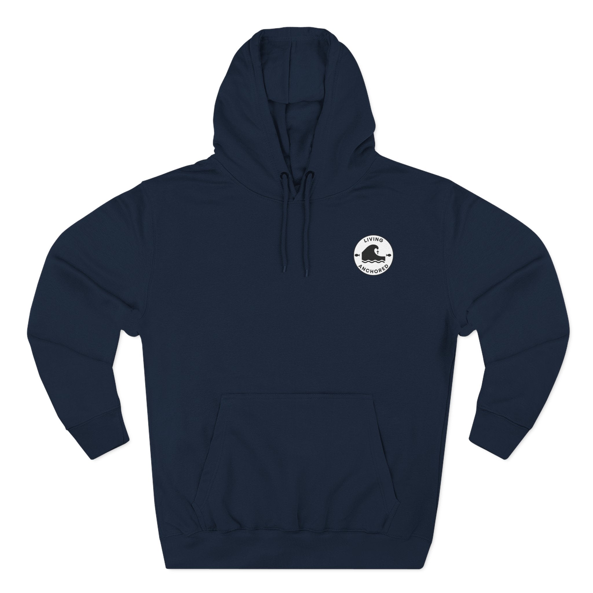 Living Anchored – Well & Living Water Scripture Fleece Hoodie