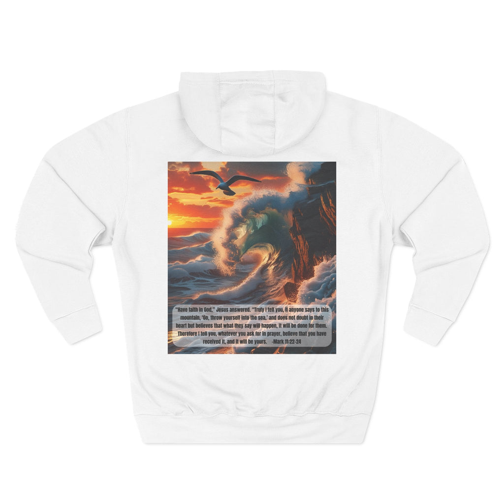 Living Anchored Bird & Wave Hoodie – Mark 11:22-24