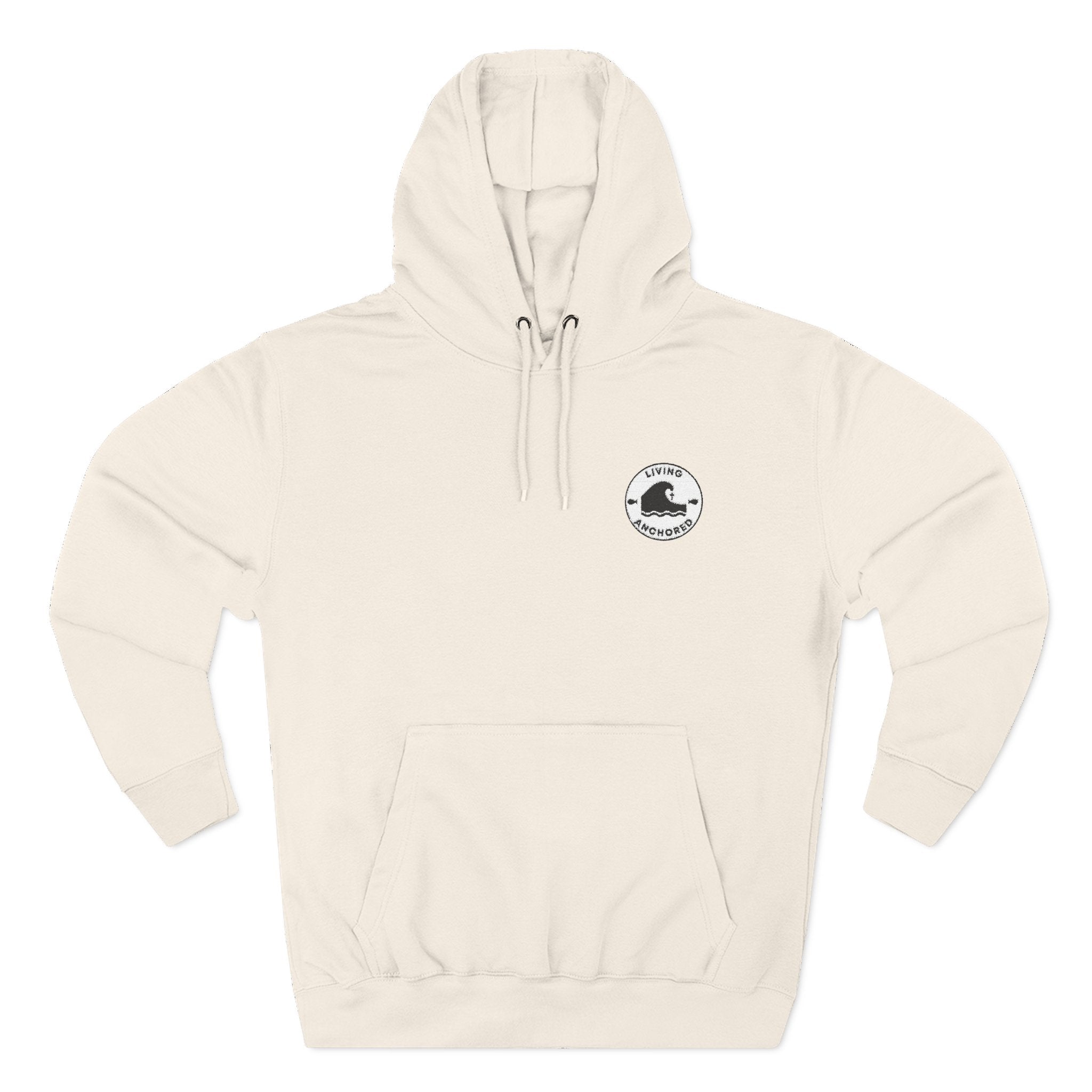 Cozy Flannel Hoodie – Living Anchored Patch