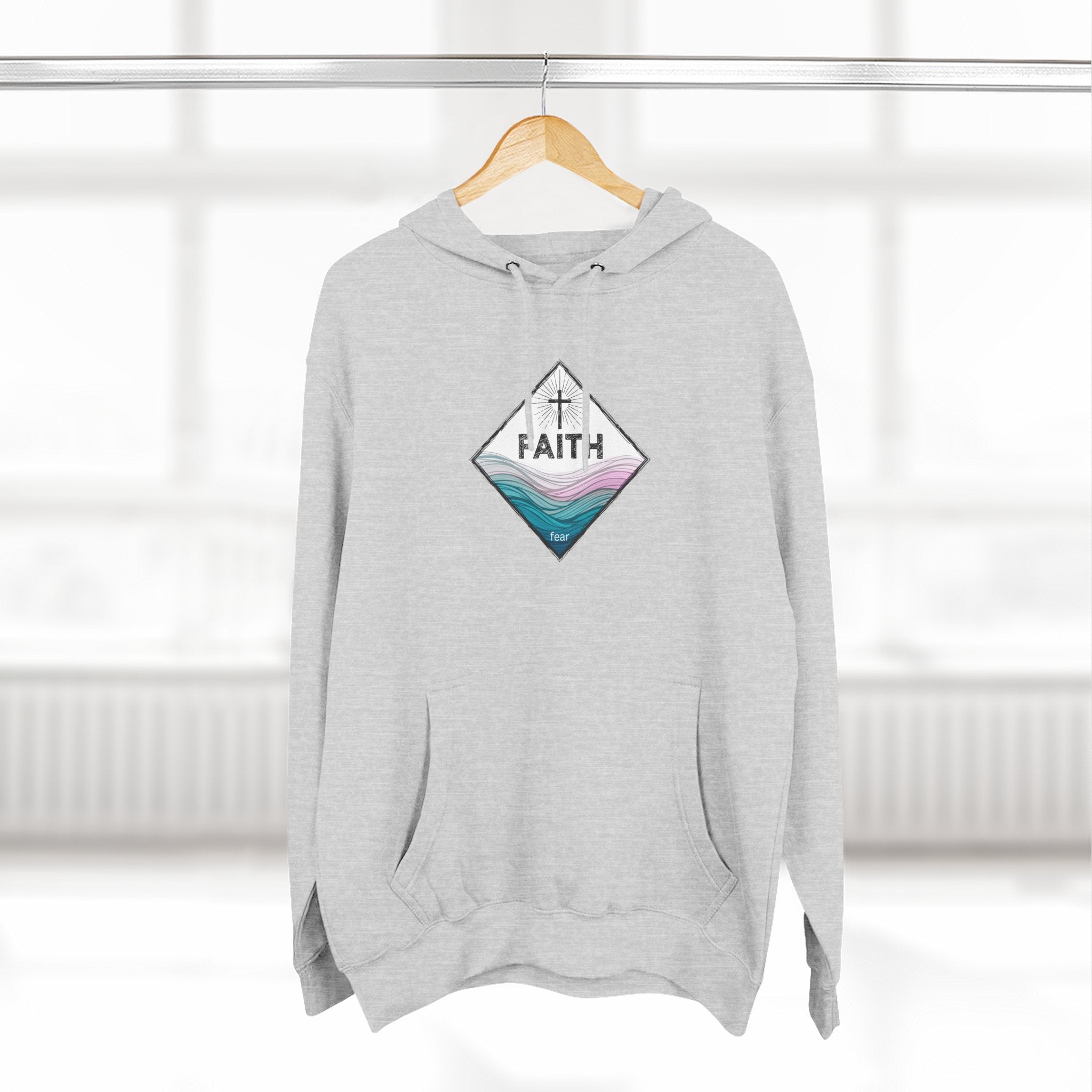 Womens Faith Over Fear Hoodie