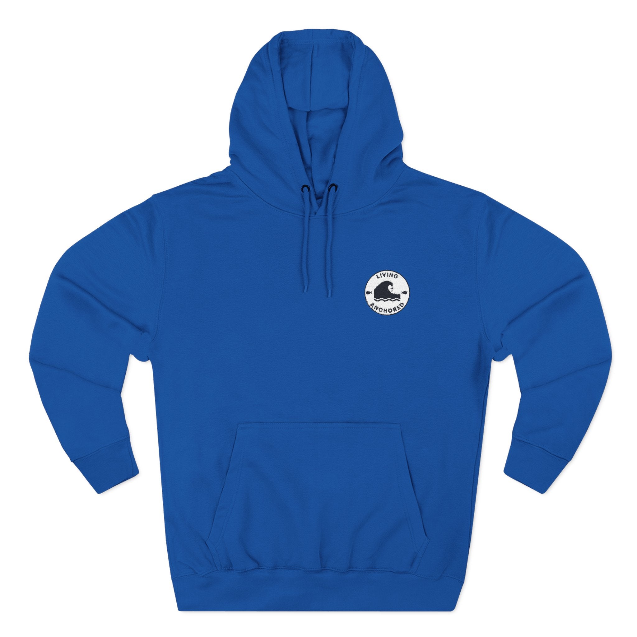 Cozy Flannel Hoodie – Living Anchored Patch
