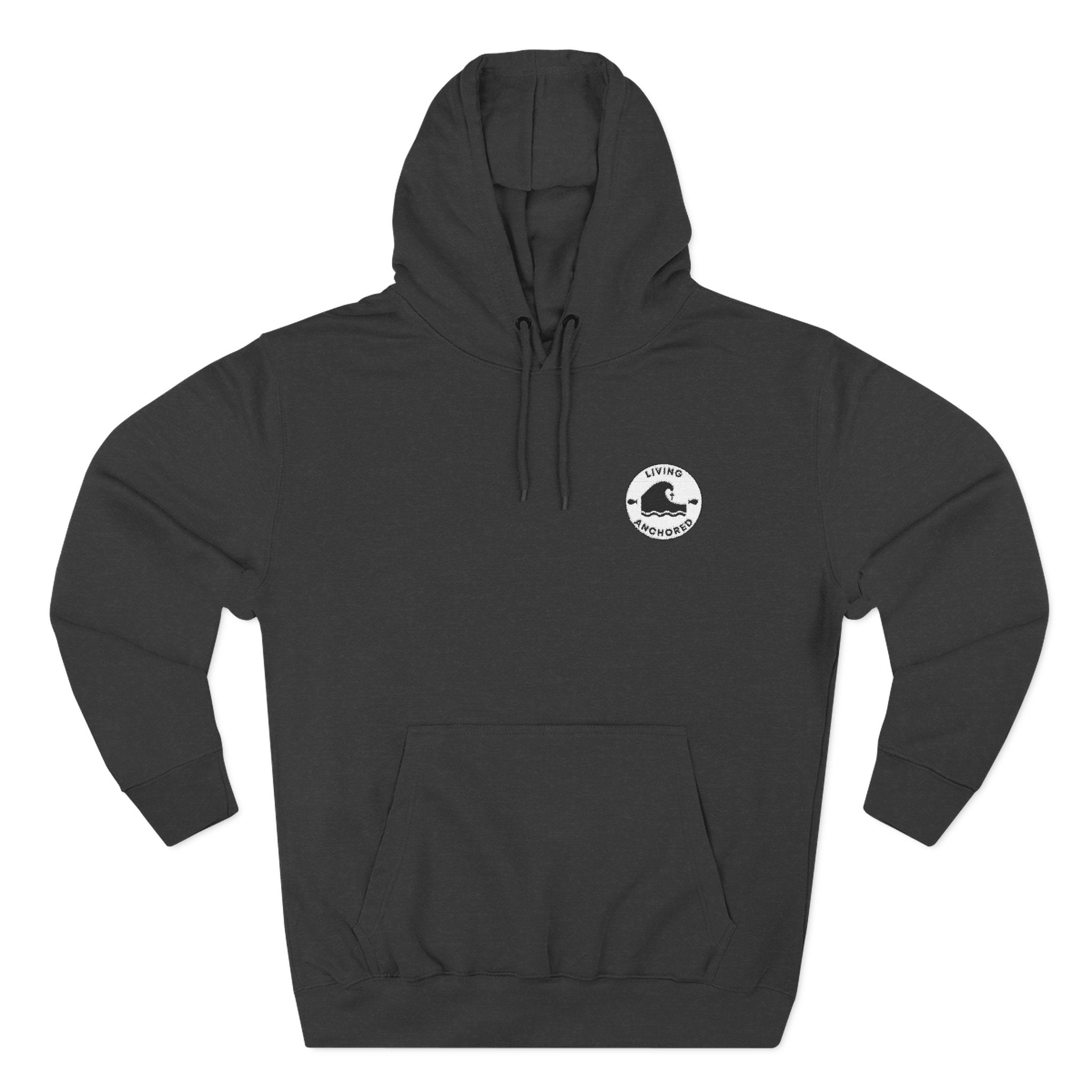 Cozy Flannel Hoodie – Living Anchored Patch