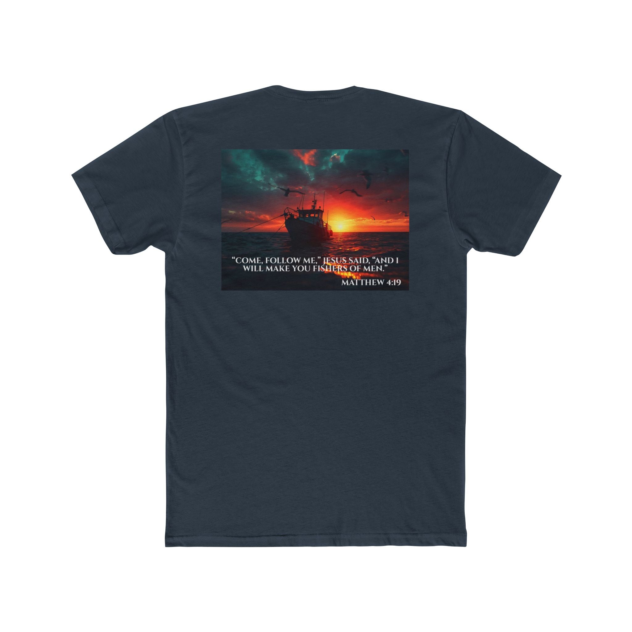 Cotton Crew Tee – Fishers of Men | Matthew 4:19