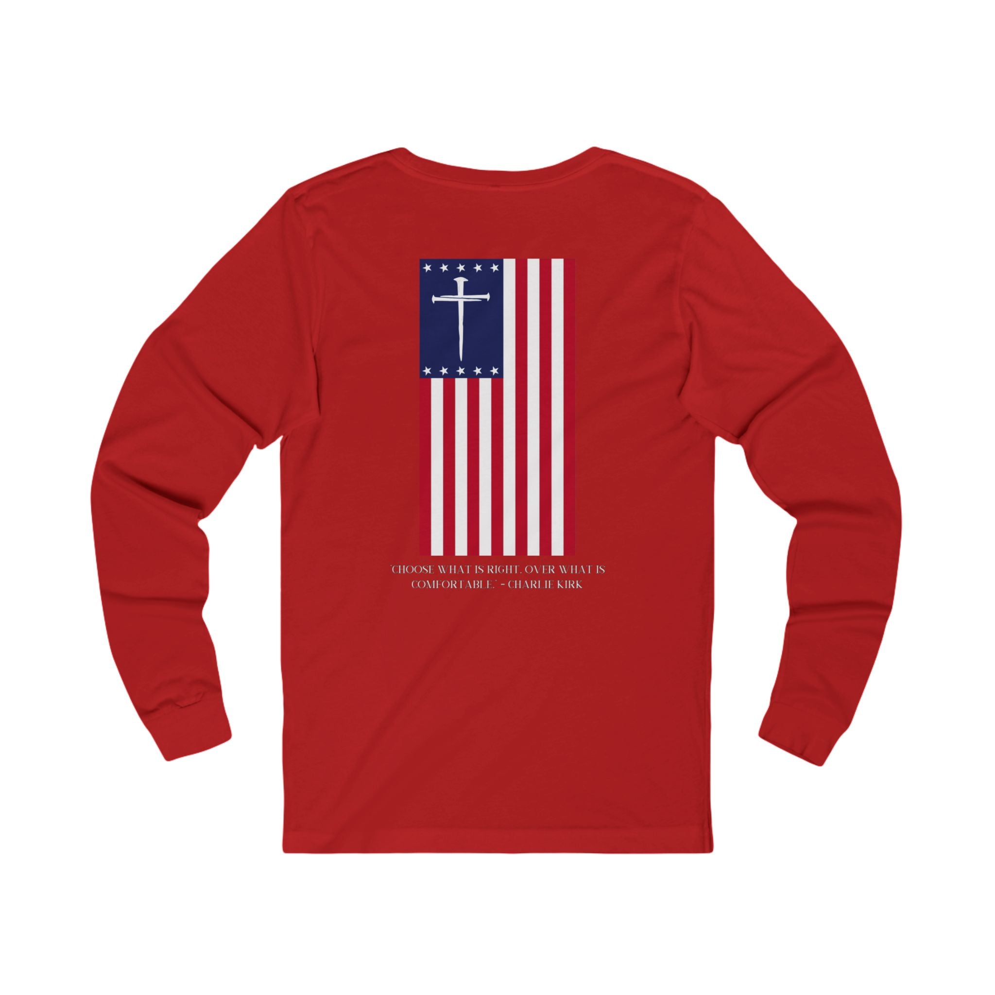 Charlie Kirk Remembrance Long Sleeve Tee (9 colors available)
