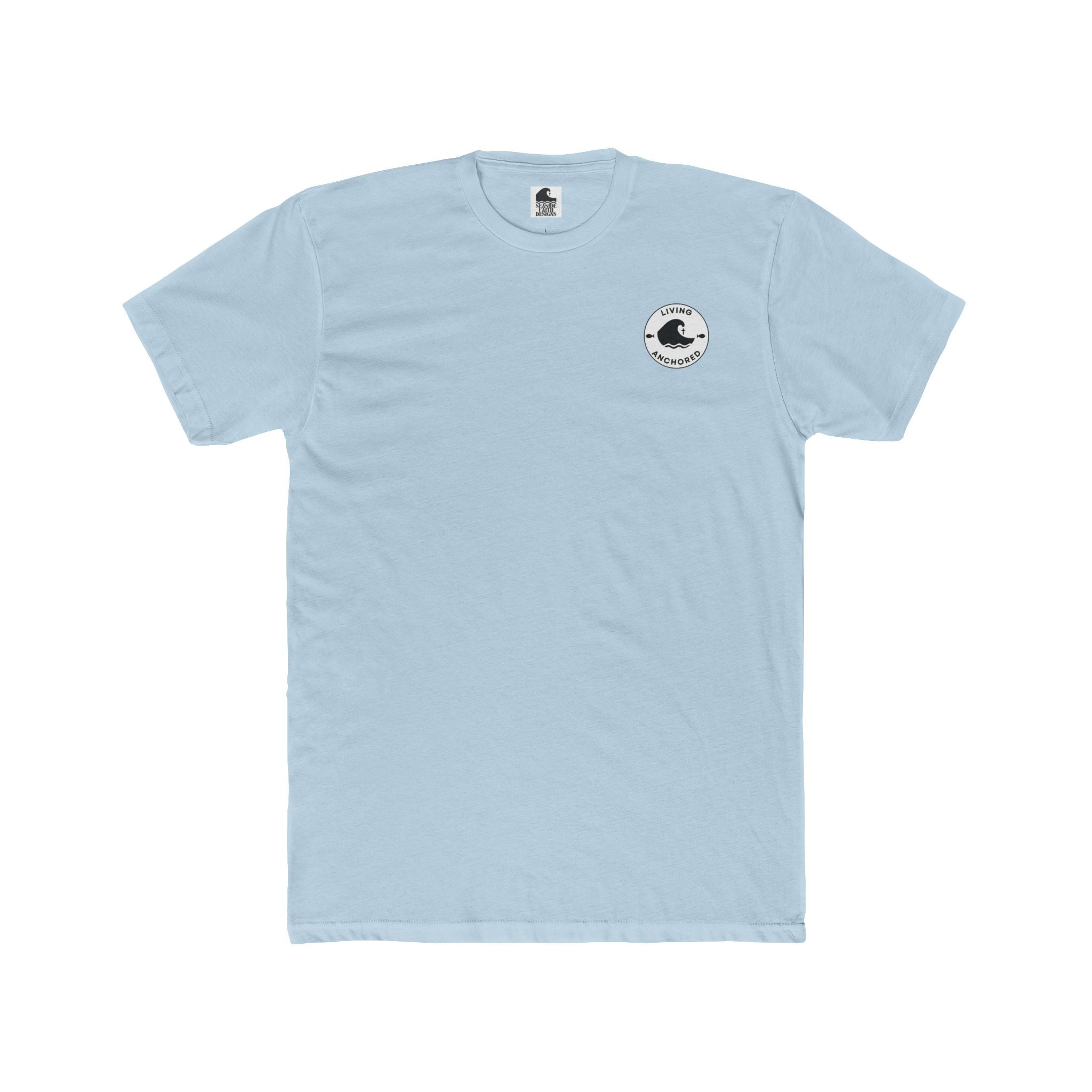 Living Anchored Wave & Bird Faith Tee – Psalm 93:4