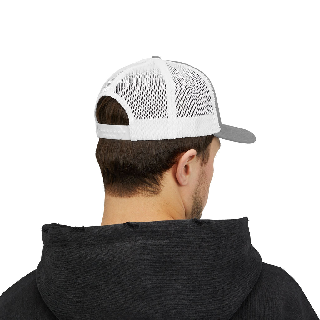 American Flag Cross – Snapback Trucker Cap (16 Colors)