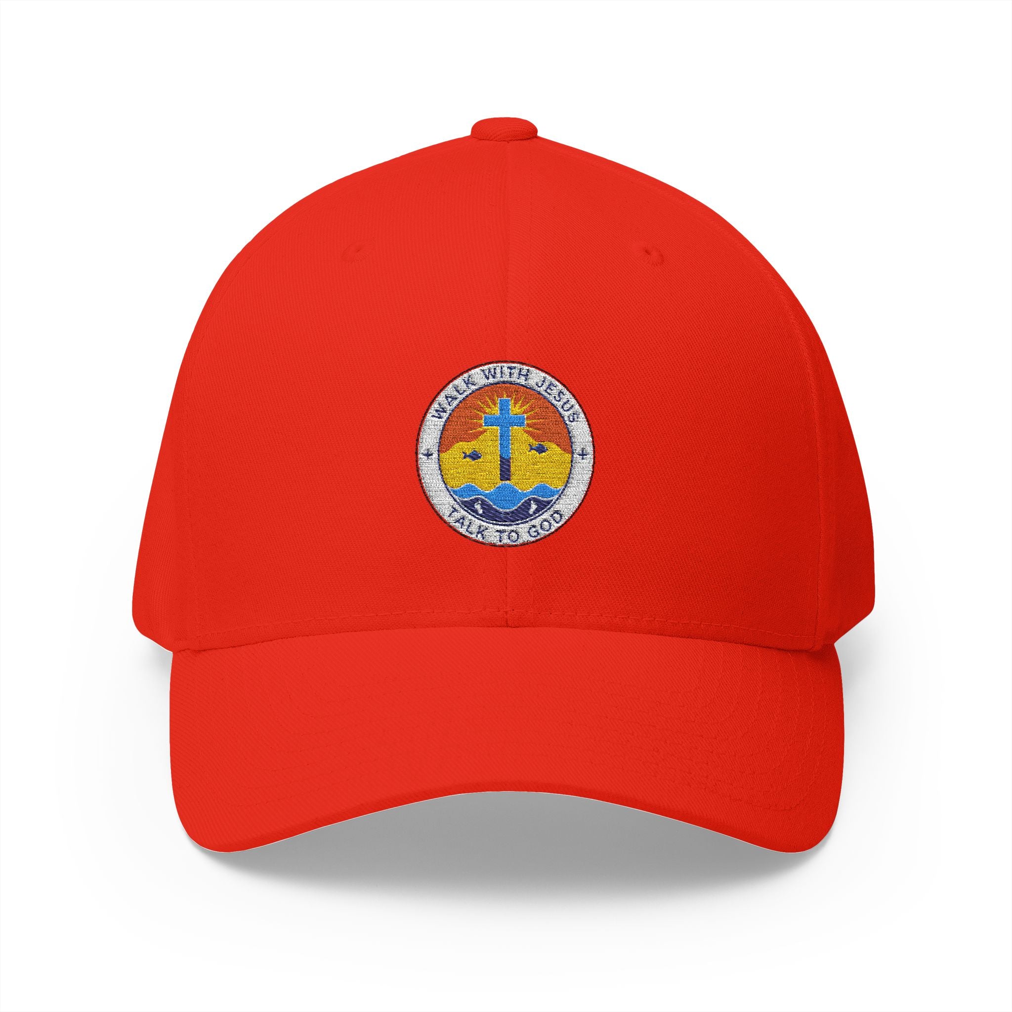 Walk with Jesus Closed-Back Cap 