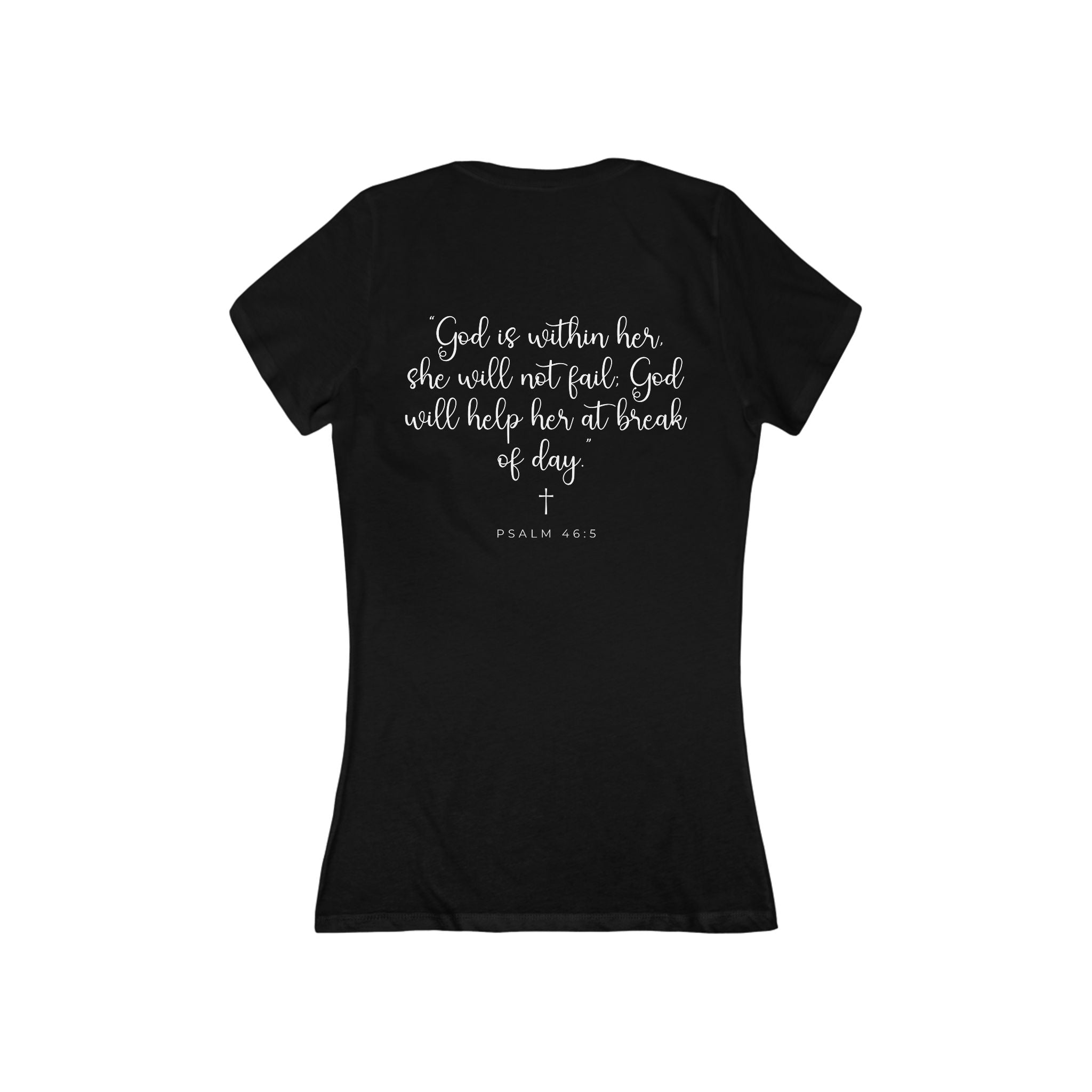 Living Anchored – Women’s Deep V-Neck Tee (5 Color Options)