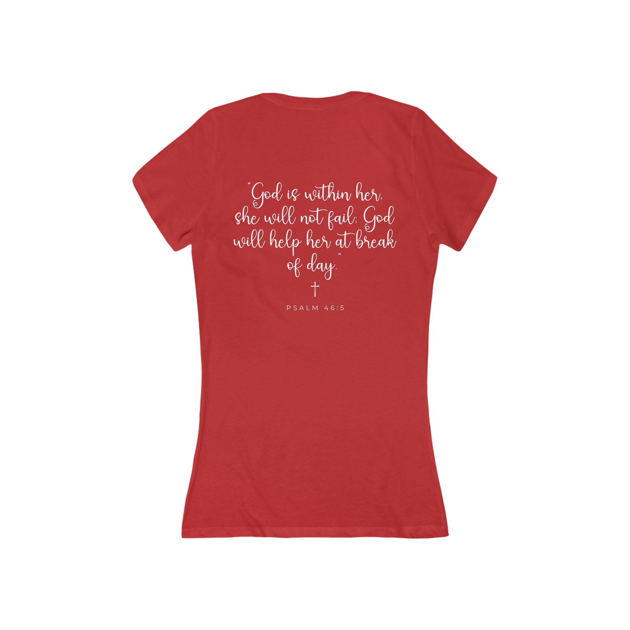 Living Anchored – Women’s Deep V-Neck Tee (5 Color Options)