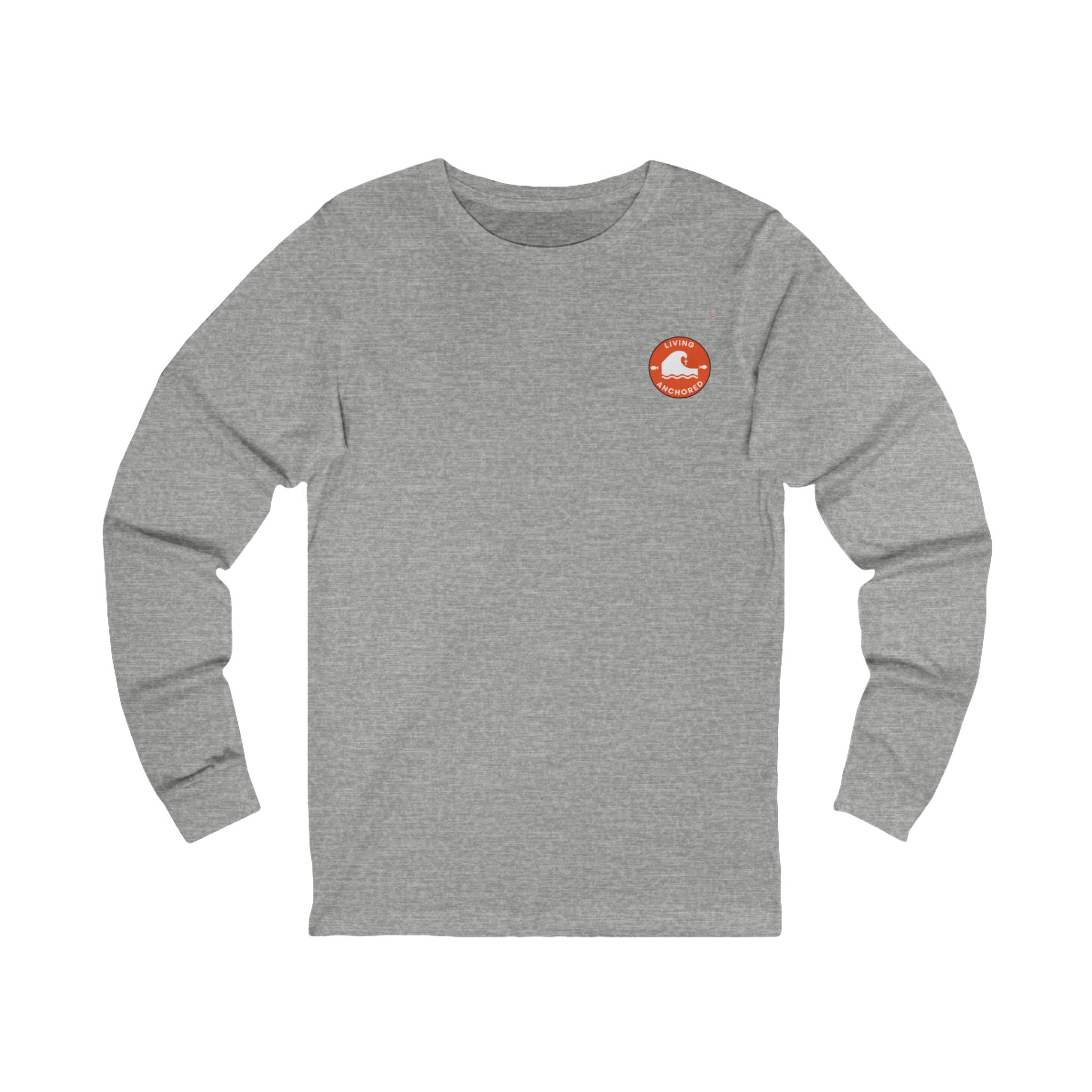 Living Anchored Jersey Long Sleeve Tee – Well at Sunset (John 7:37-38)