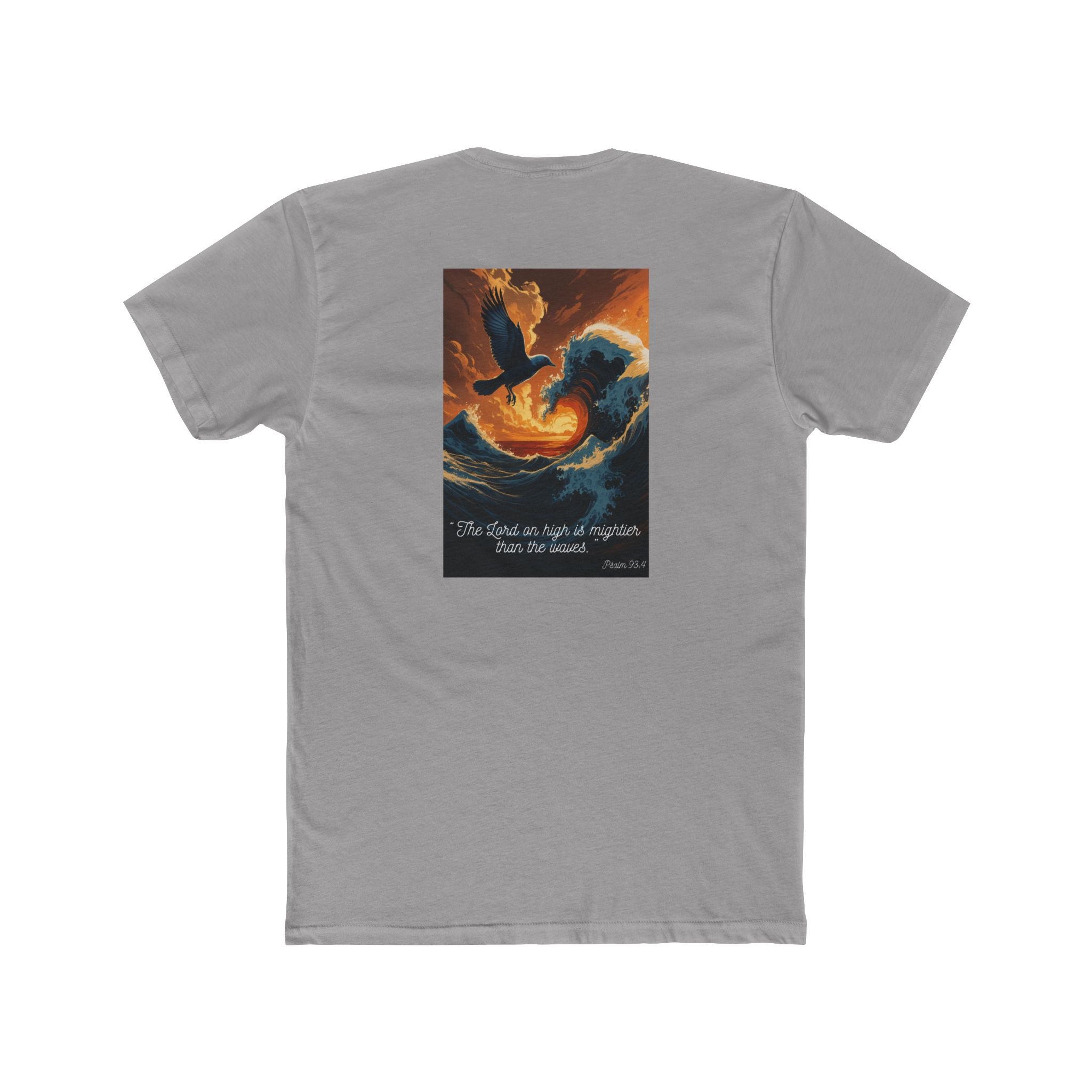 Living Anchored Wave & Bird Faith Tee – Psalm 93:4