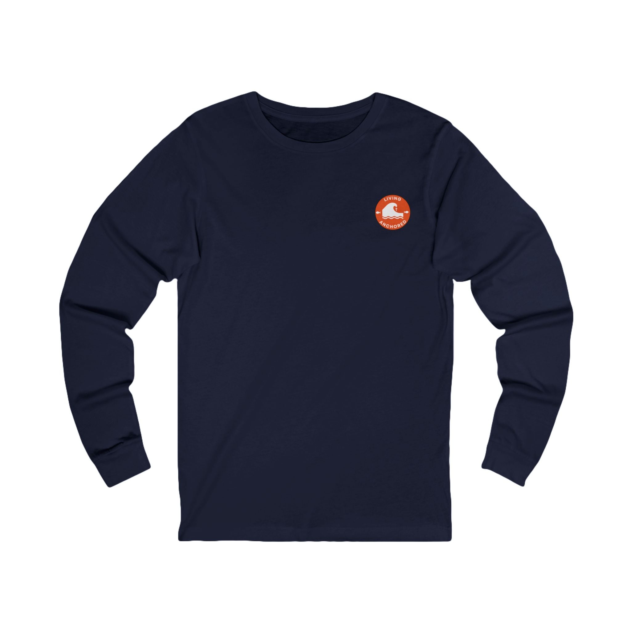 Living Anchored Jersey Long Sleeve Tee – Well at Sunset (John 7:37-38)