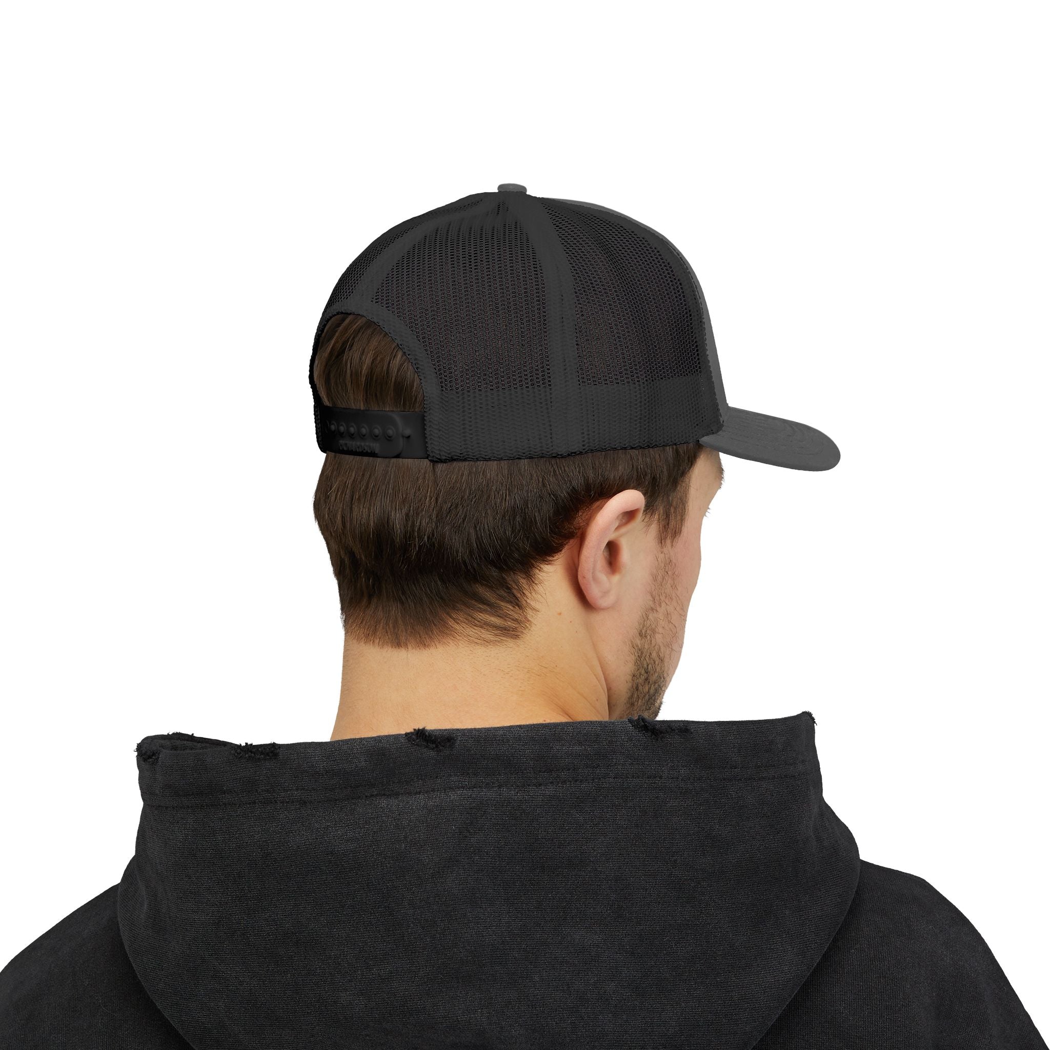 American Flag Cross – Snapback Trucker Cap (16 Colors)