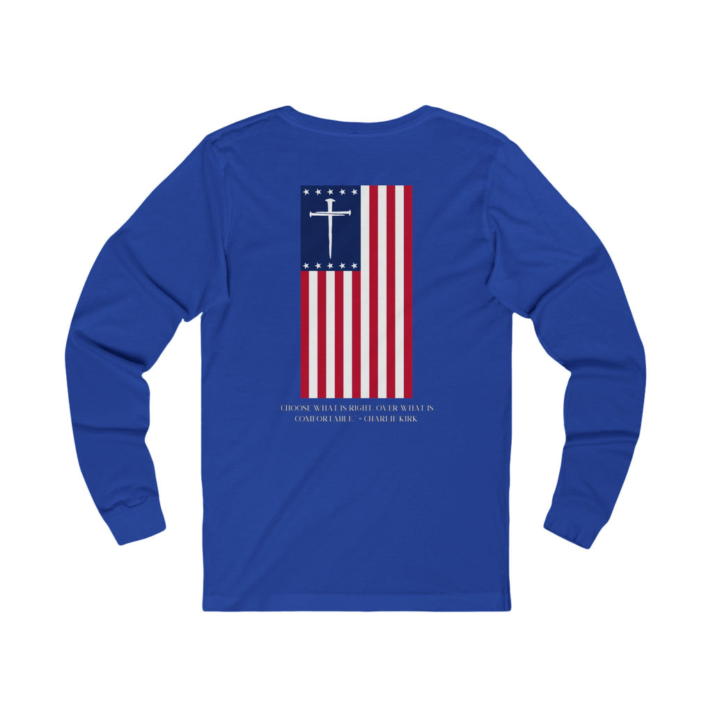 Charlie Kirk Remembrance Long Sleeve Tee (9 colors available)