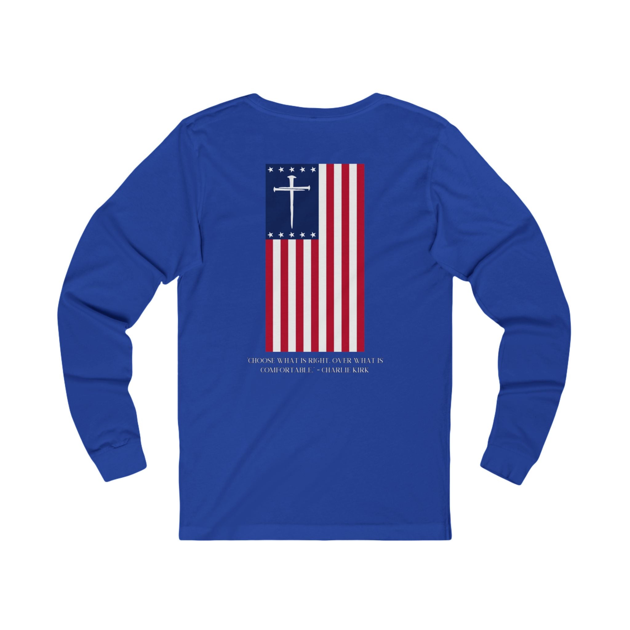 Charlie Kirk Remembrance Long Sleeve Tee (9 colors available)