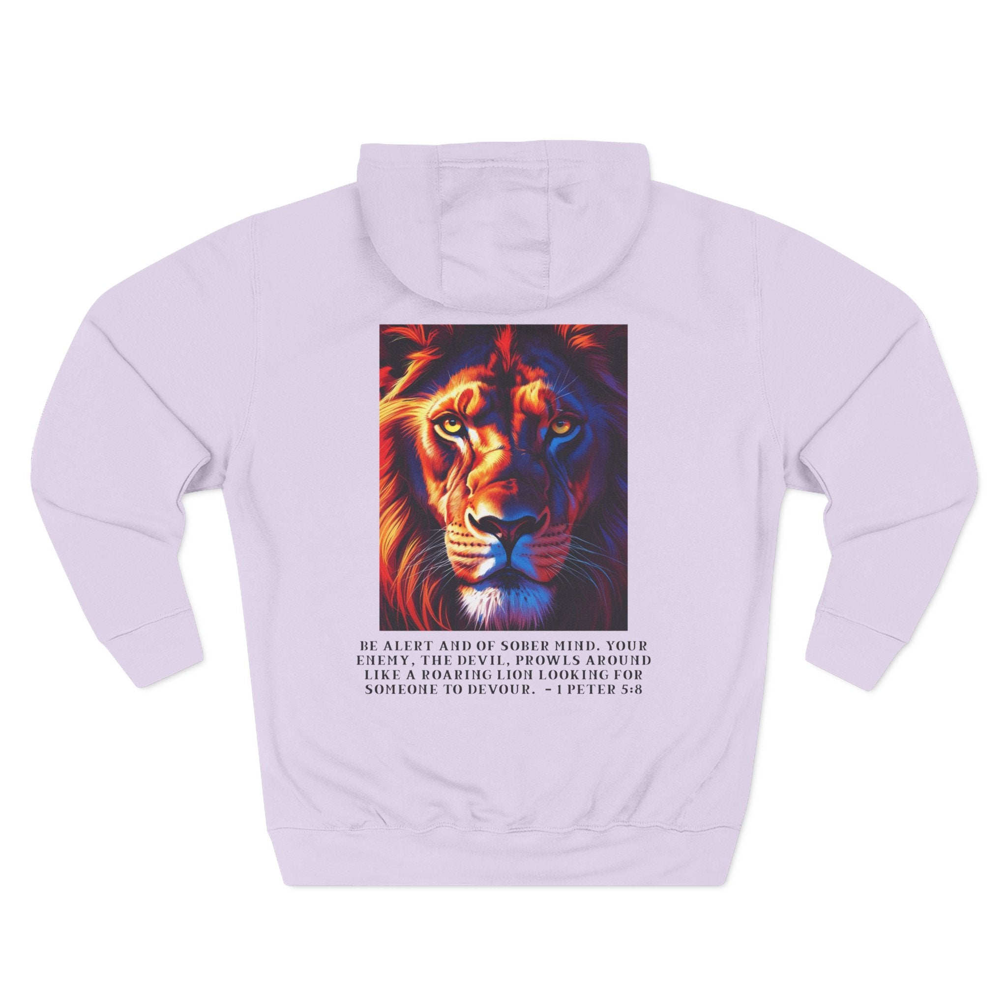 Cozy Flannel Hoodie – Lion Edition