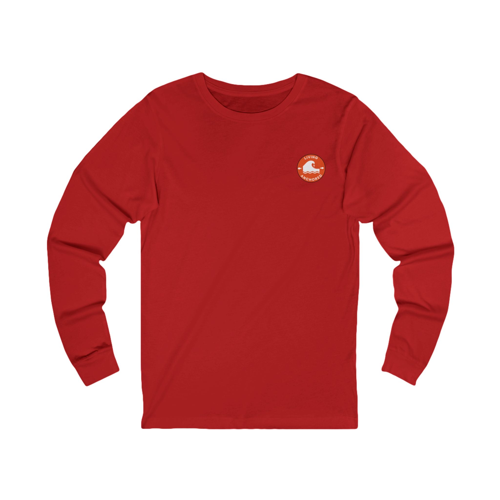 Living Anchored Jersey Long Sleeve Tee – Well at Sunset (John 7:37-38)