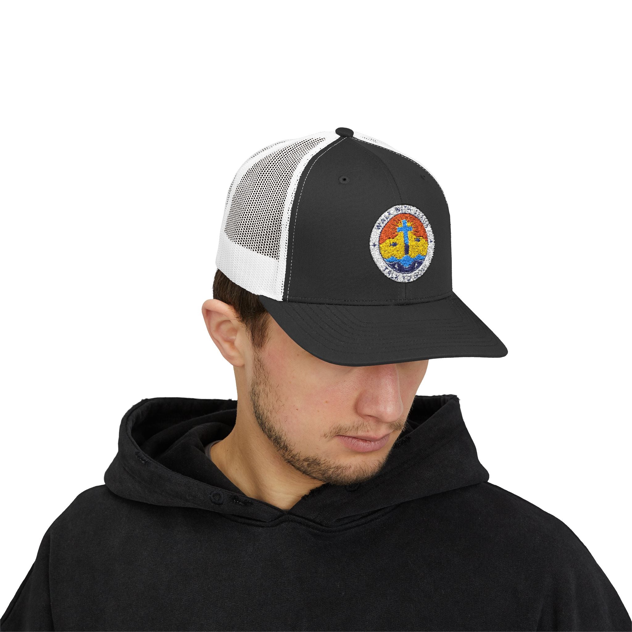 Walk With Jesus Sunrise Snapback Trucker Hat