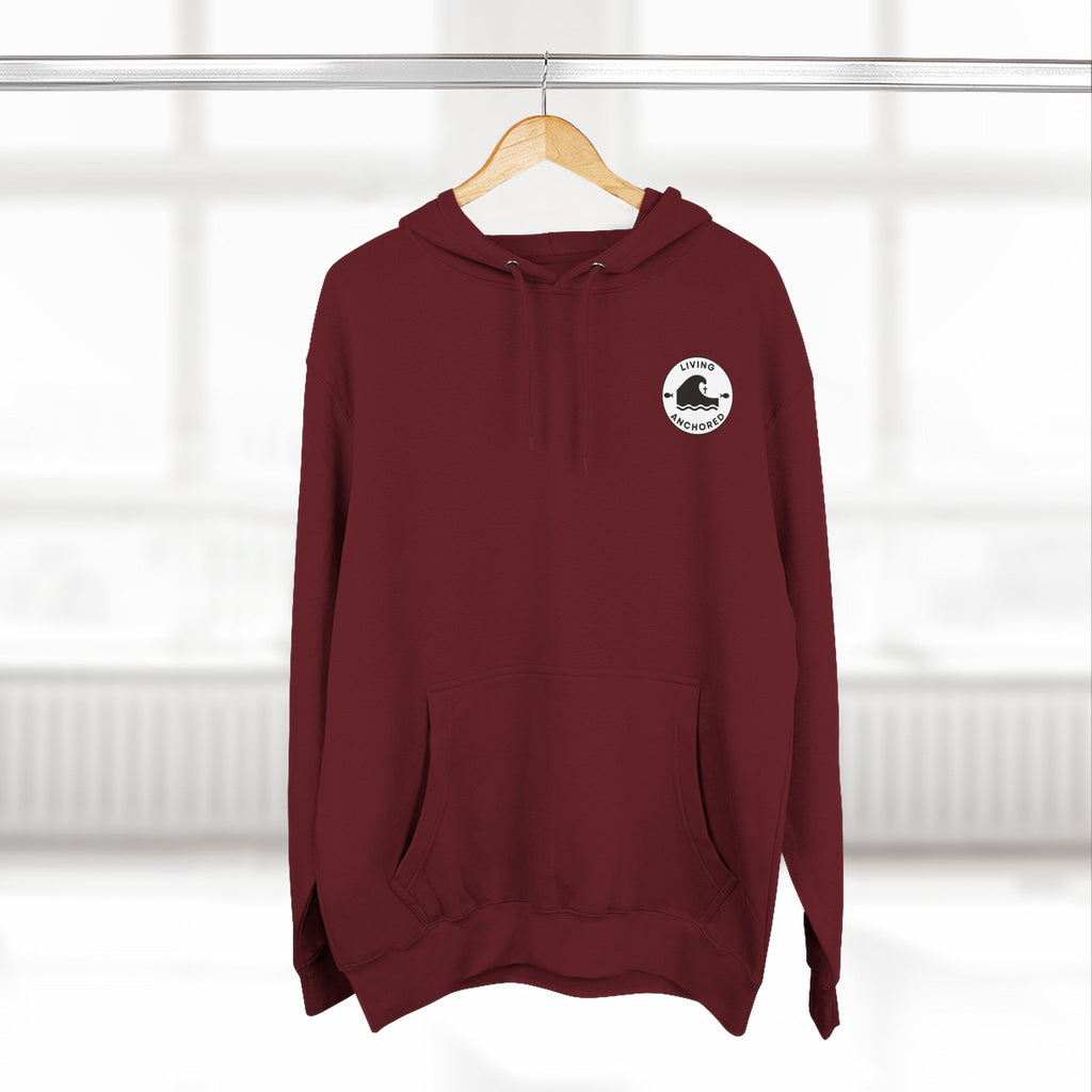 Living Anchored – Well & Living Water Scripture Fleece Hoodie