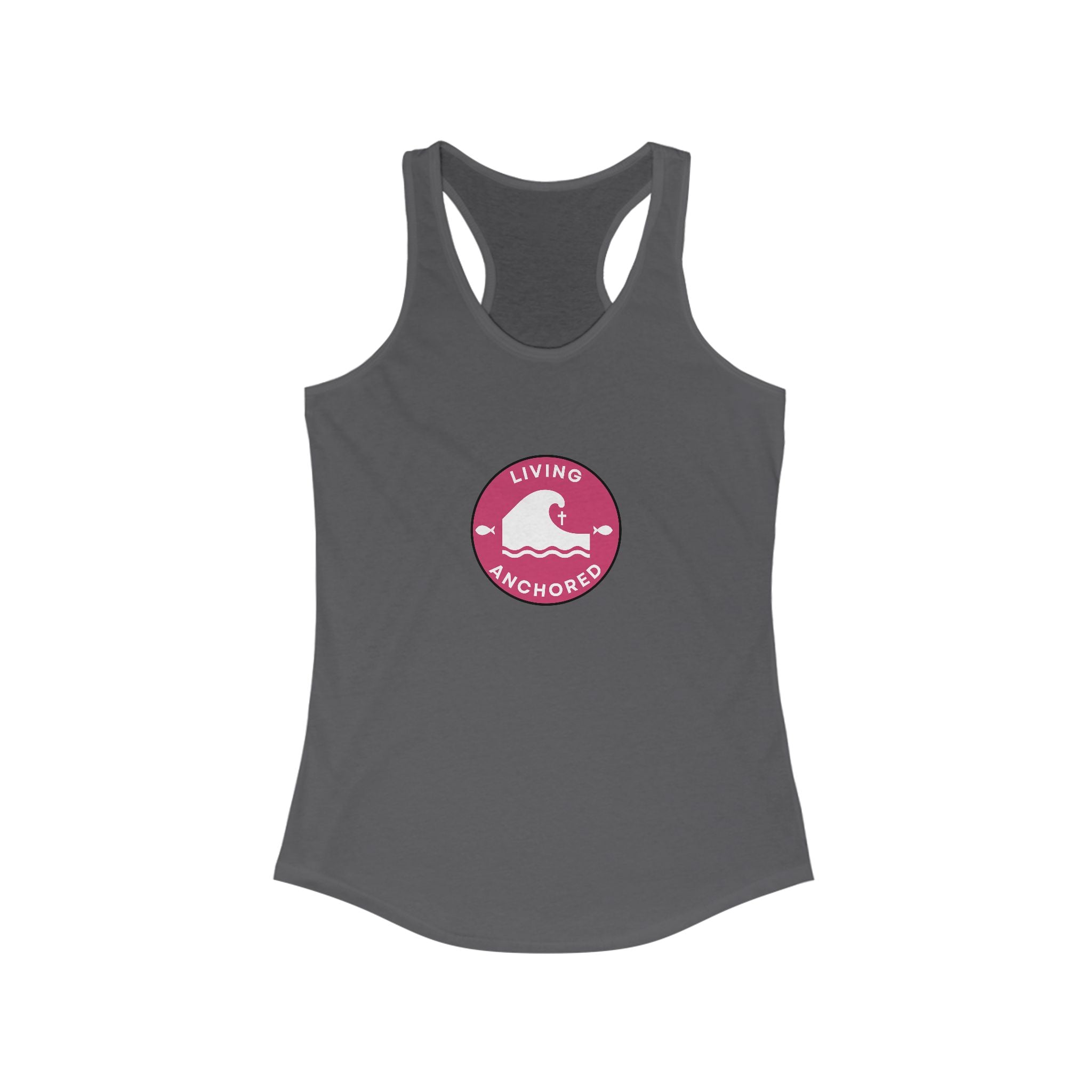Living Anchored – Women’s Racerback Tank (9 Color Options)
