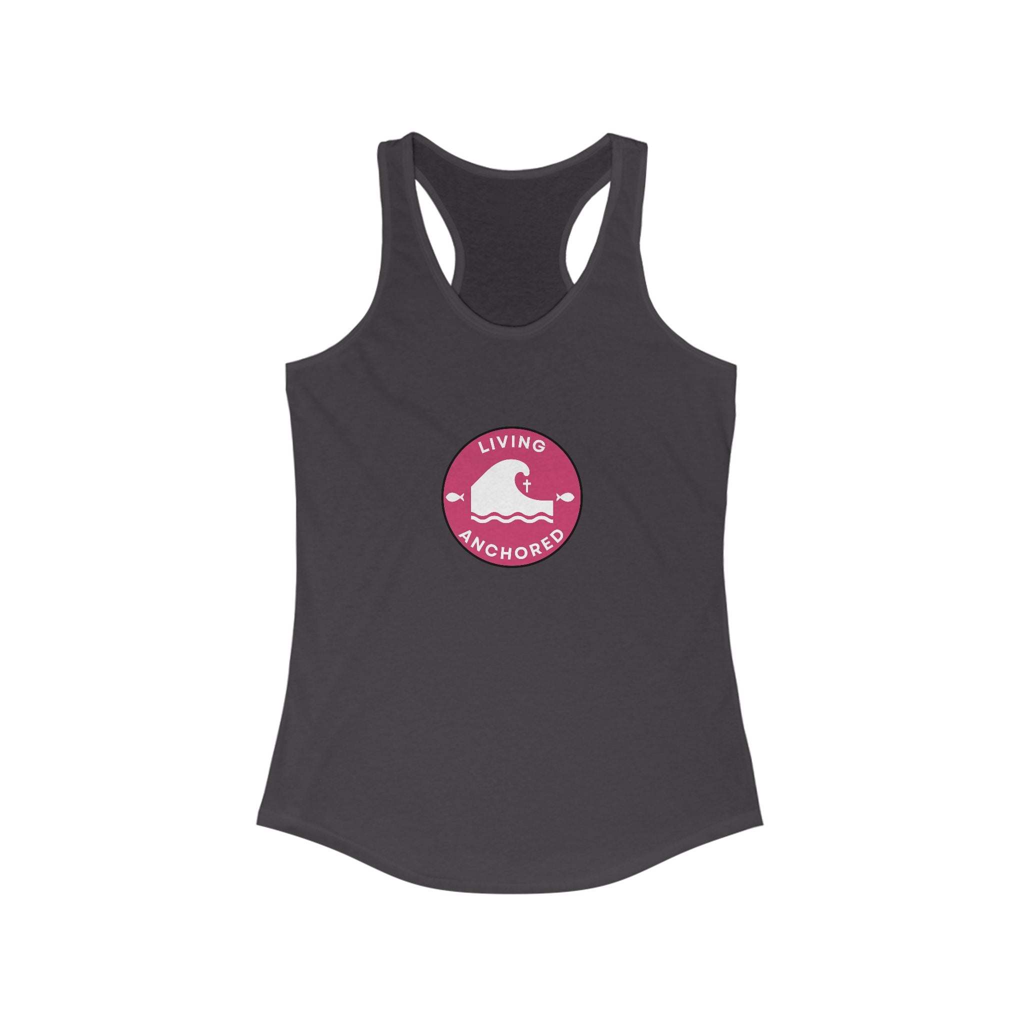 Living Anchored – Women’s Racerback Tank (9 Color Options)