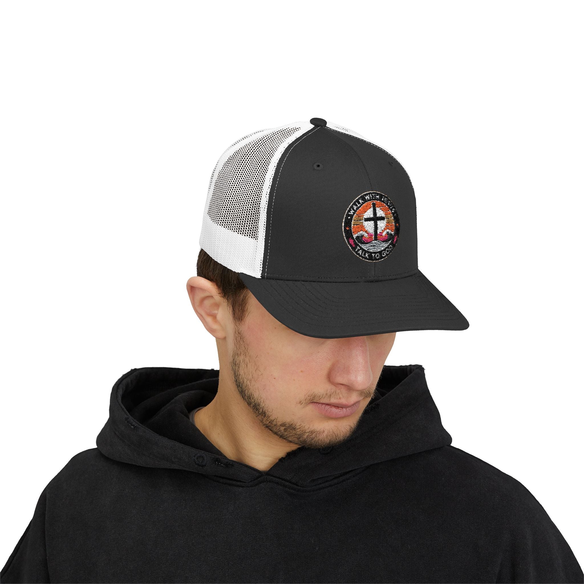 Walk With Jesus – Snapback Trucker Cap