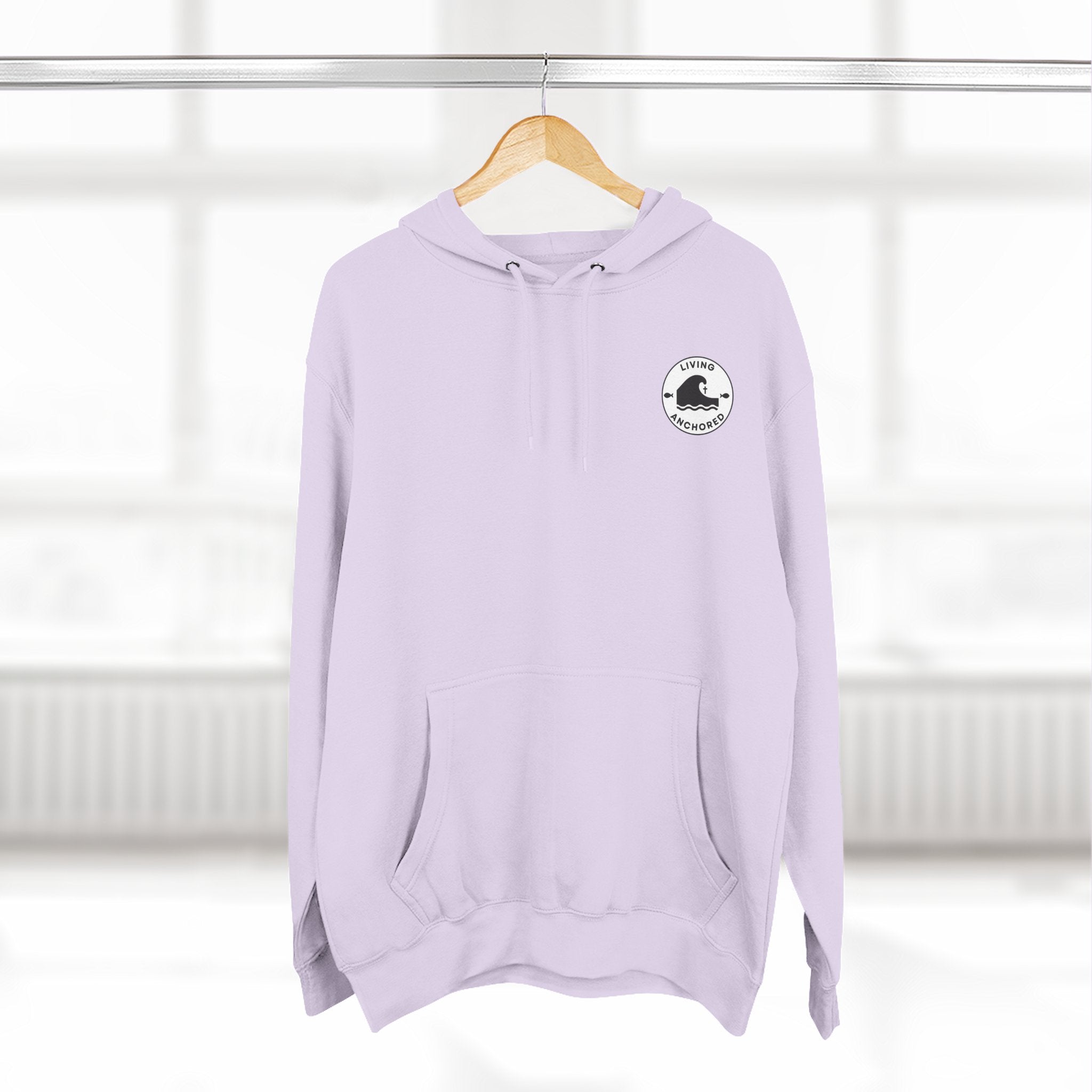 Living Anchored – Well & Living Water Scripture Fleece Hoodie