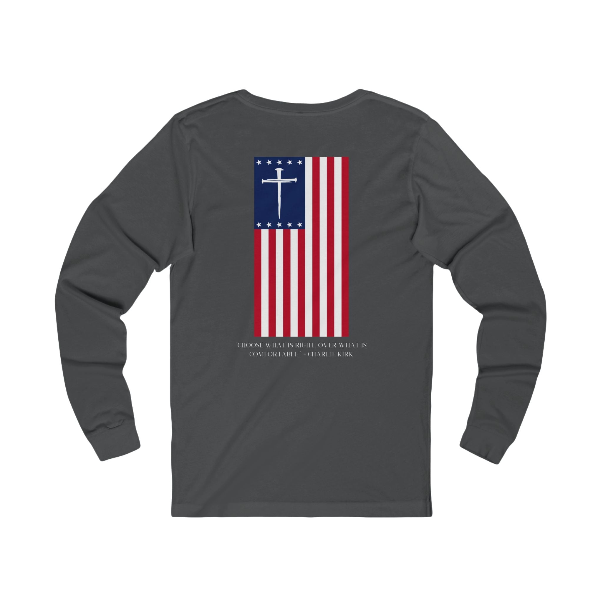 Charlie Kirk Remembrance Long Sleeve Tee (9 colors available)