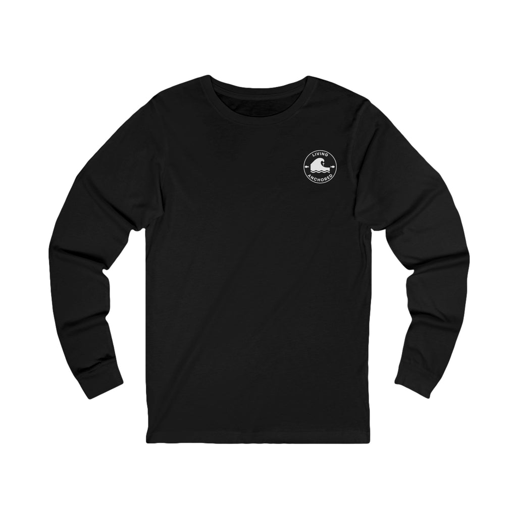 Living Anchored Jersey Long Sleeve Tee – Lighthouse (John 1:5)