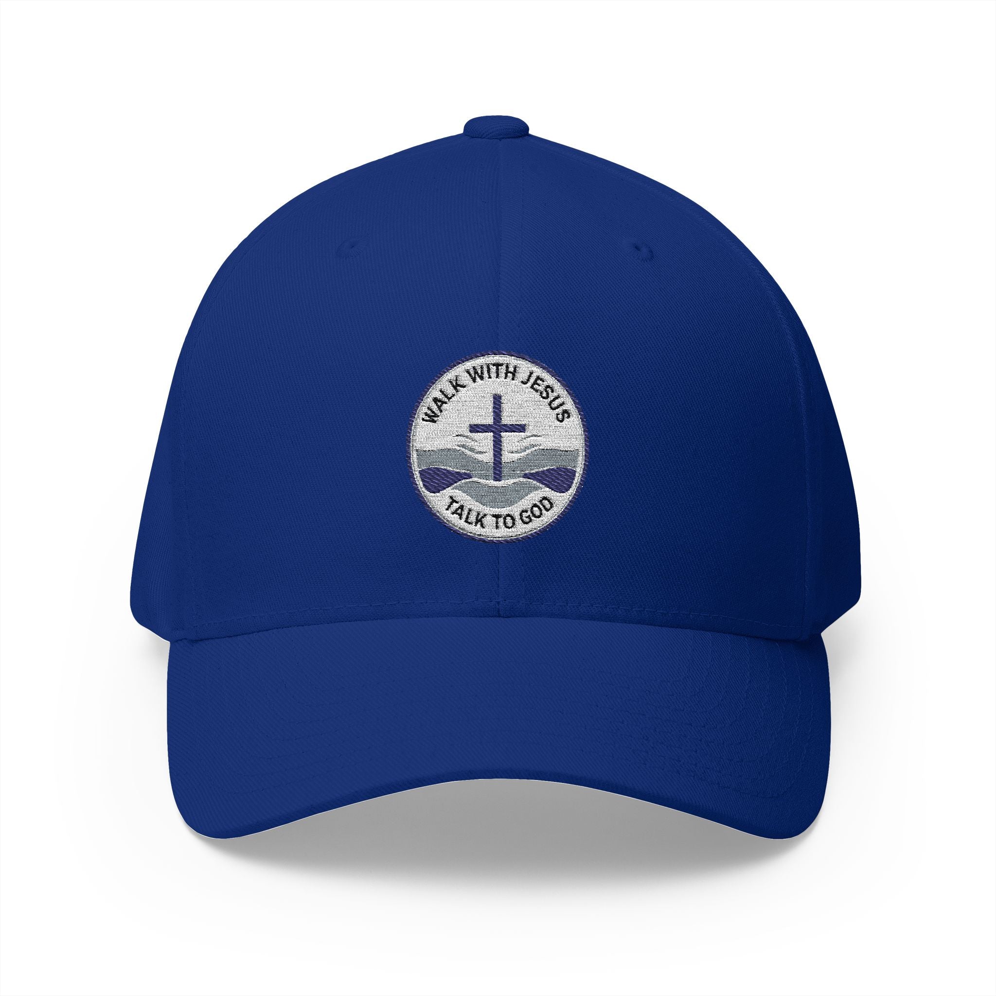 Walk With Jesus, Talk to God | Structured Cap by Seaside Faith Designs