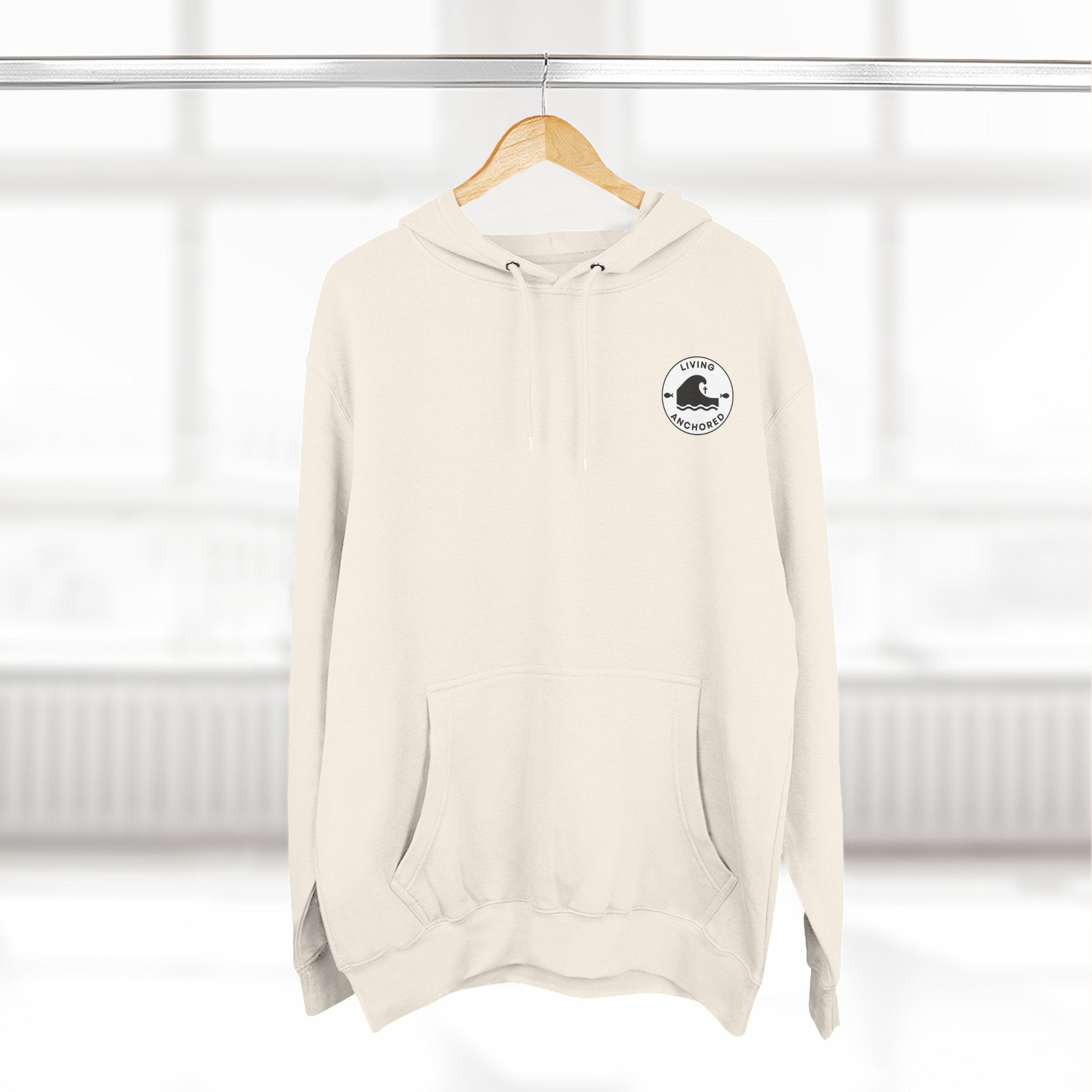 Living Anchored – Well & Living Water Scripture Fleece Hoodie