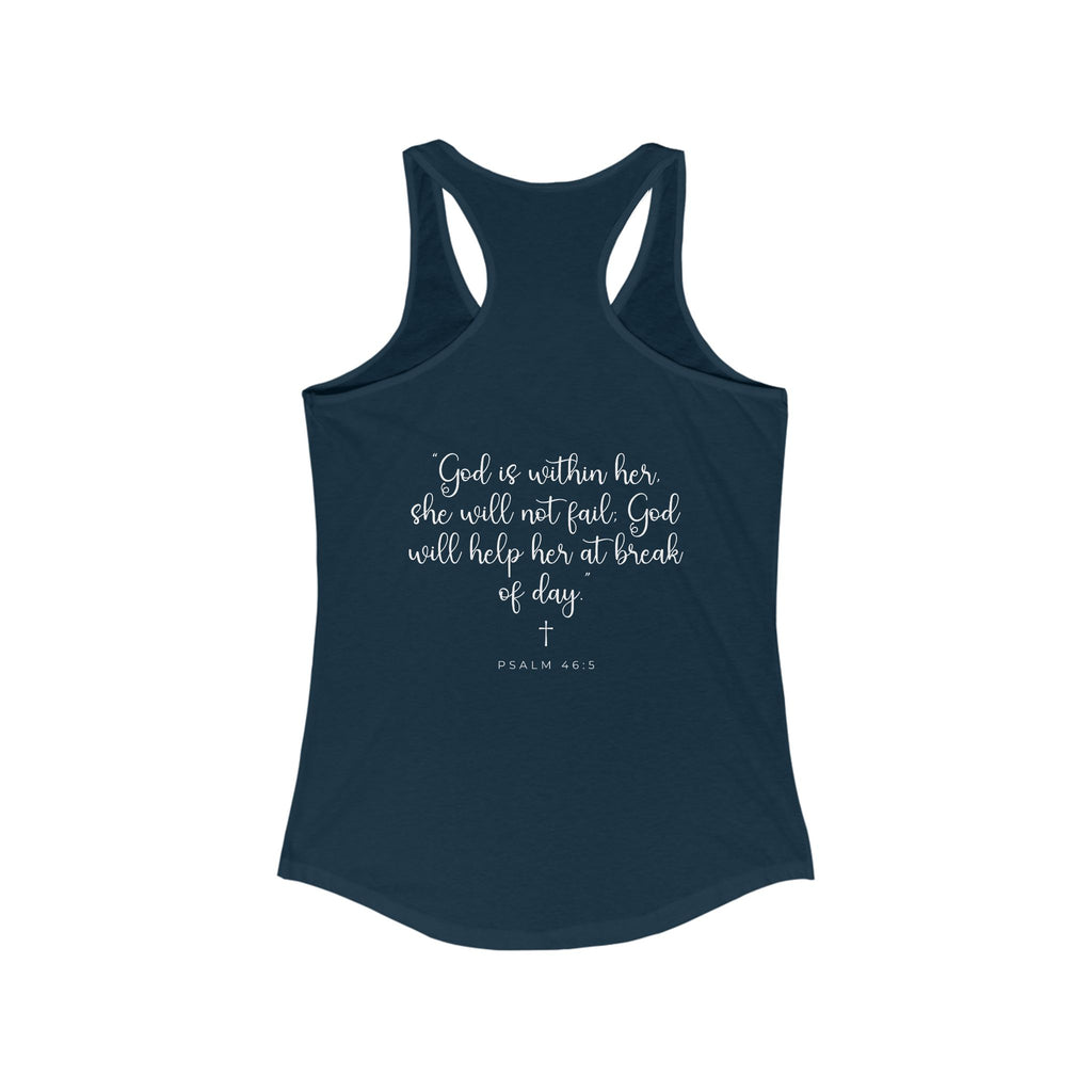 Living Anchored – Women’s Racerback Tank (10 Color Options)