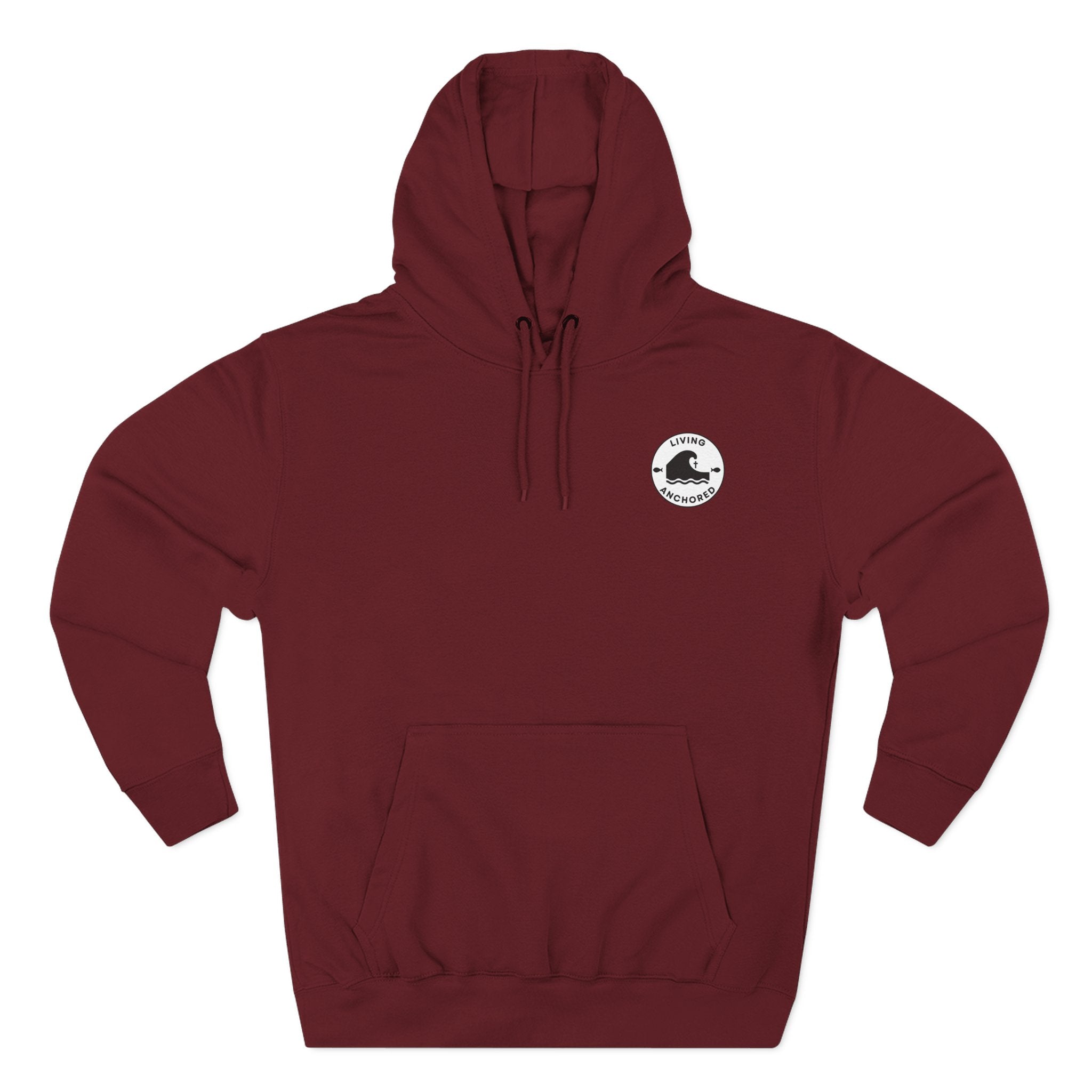 Living Anchored – Well & Living Water Scripture Fleece Hoodie