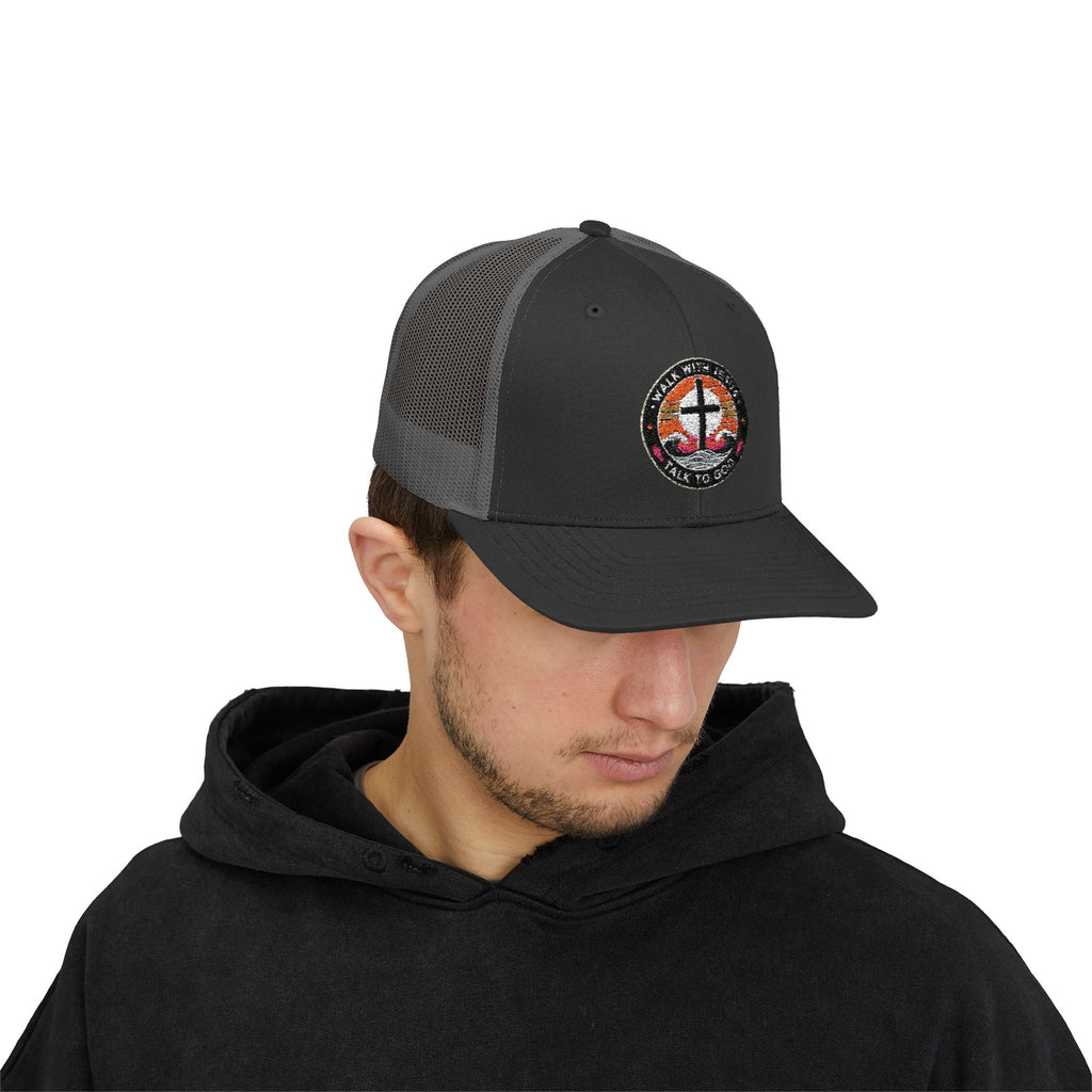 Walk With Jesus – Snapback Trucker Cap