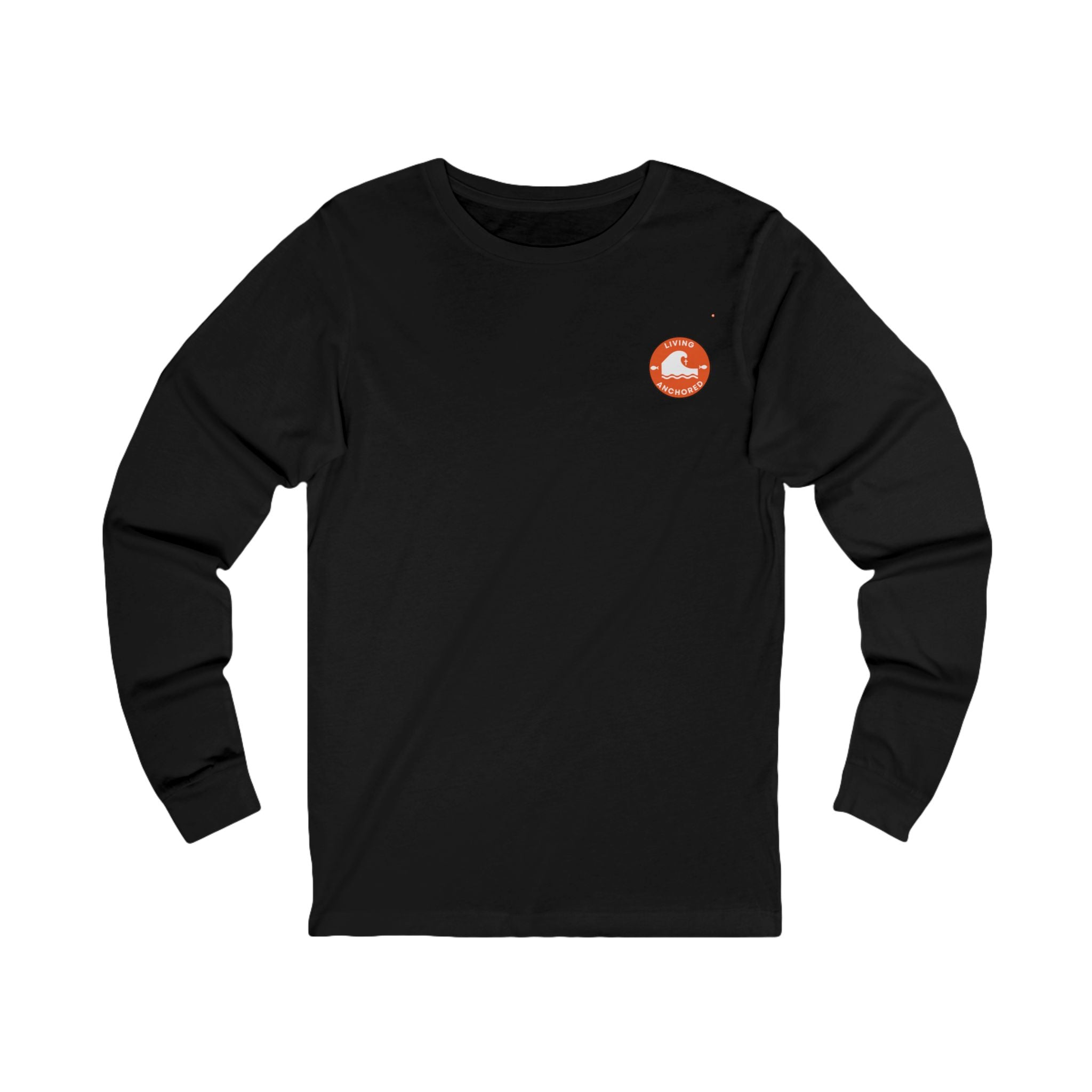 Living Anchored Jersey Long Sleeve Tee – Well at Sunset (John 7:37-38)