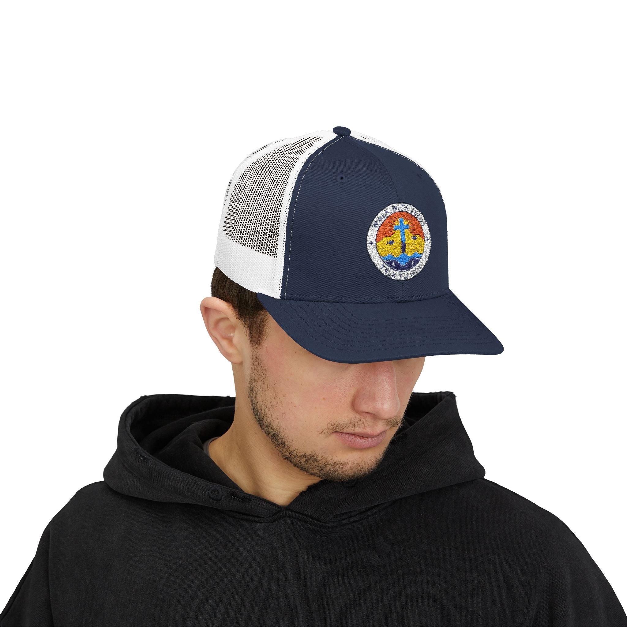 Walk With Jesus Sunrise Snapback Trucker Hat