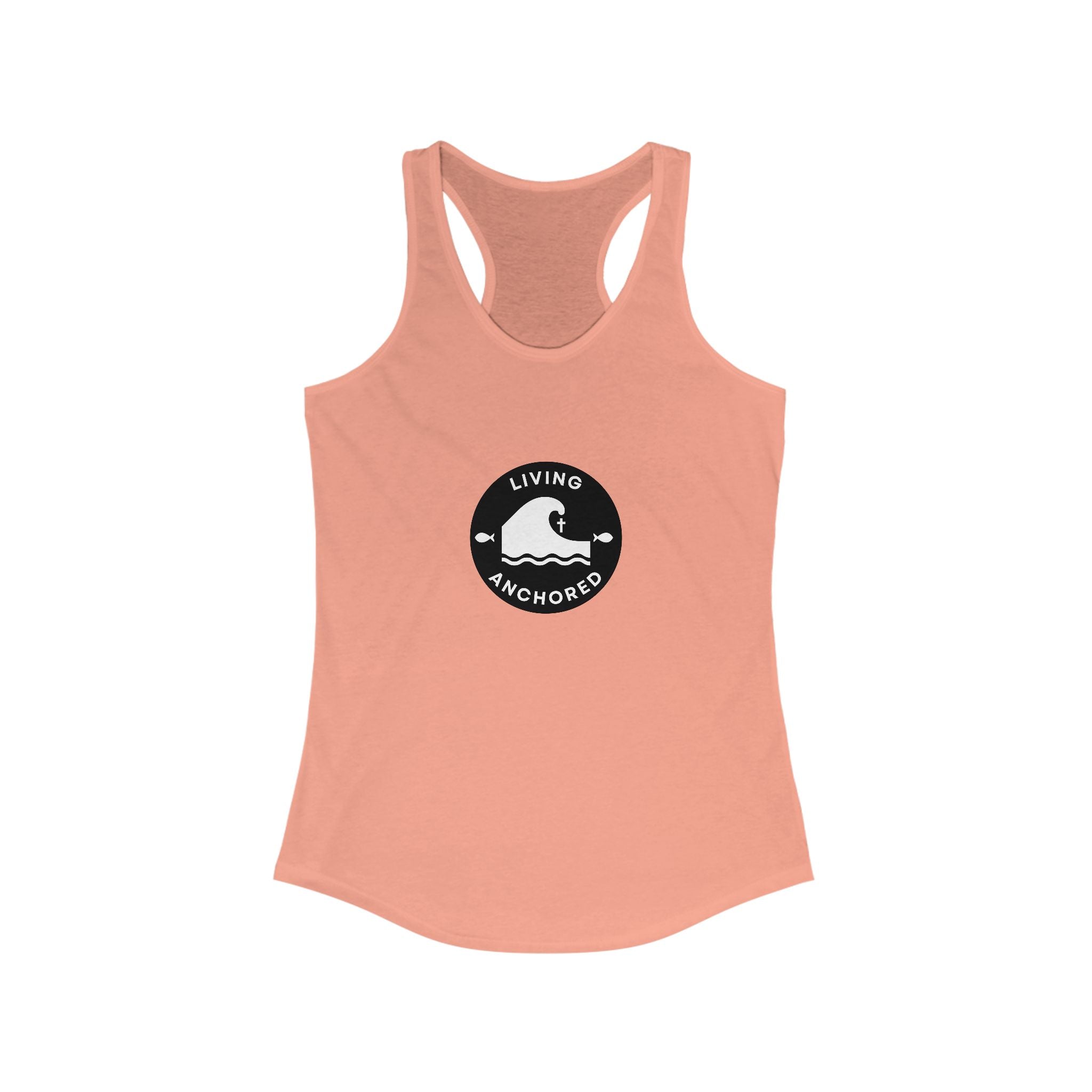 Living Anchored – Women’s Racerback Tank (13 Color Options)
