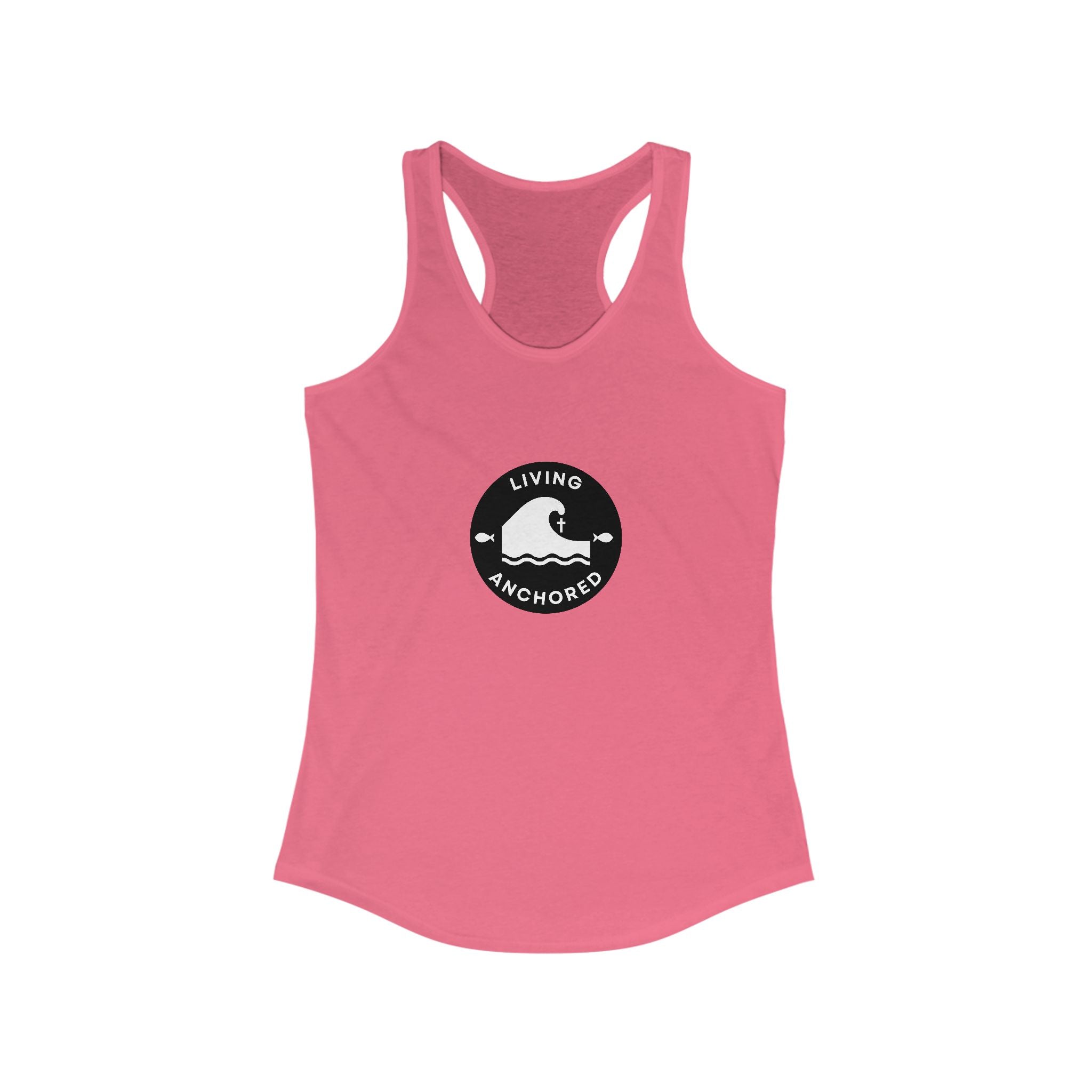 Living Anchored – Women’s Racerback Tank (13 Color Options)