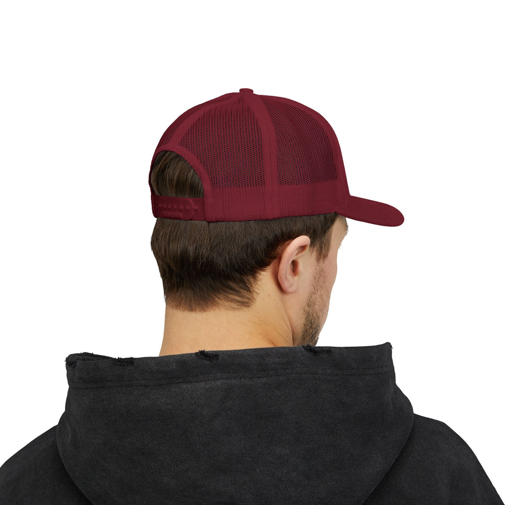 American Flag Cross – Snapback Trucker Cap (16 Colors)