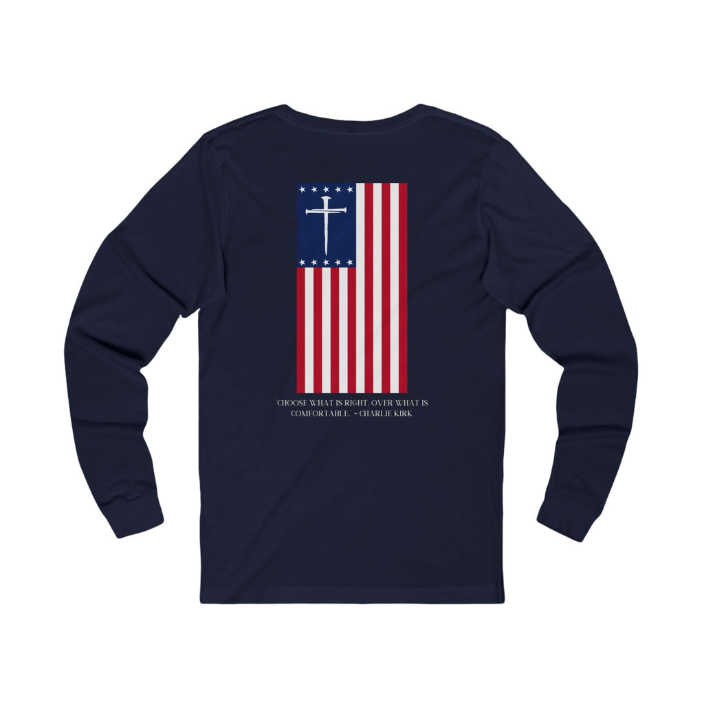Charlie Kirk Remembrance Long Sleeve Tee (9 colors available)