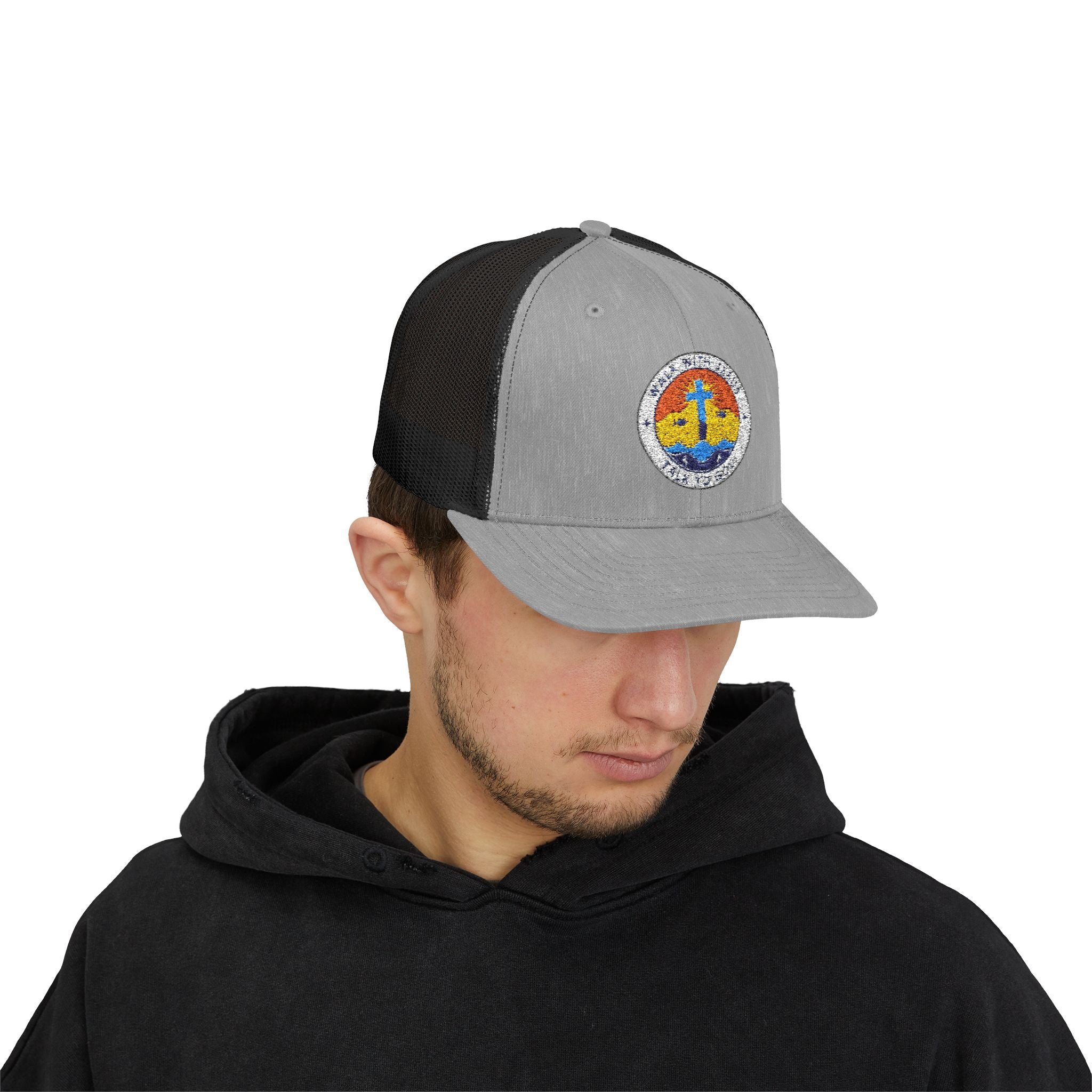 Walk With Jesus Sunrise Snapback Trucker Hat
