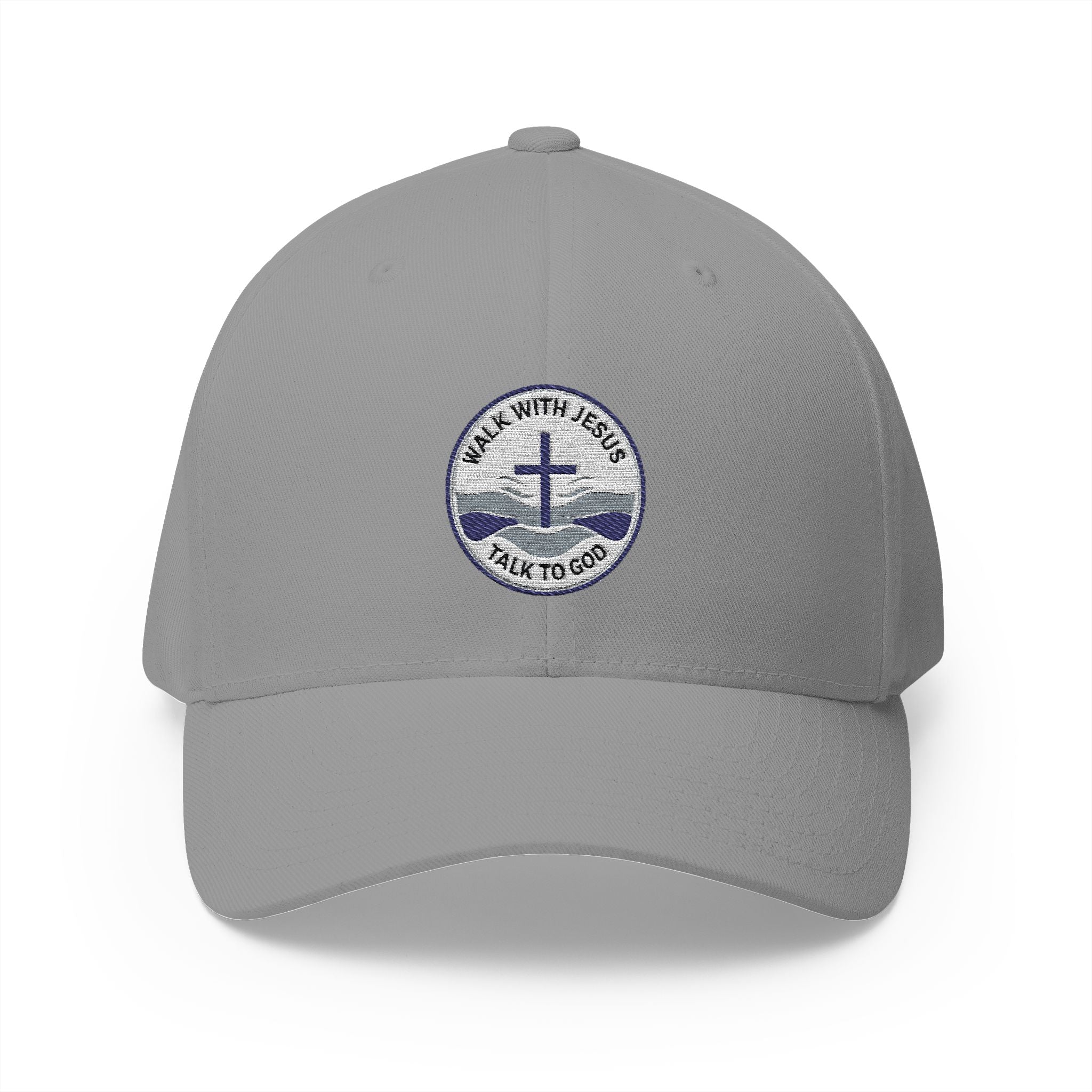 Walk With Jesus, Talk to God | Structured Cap by Seaside Faith Designs