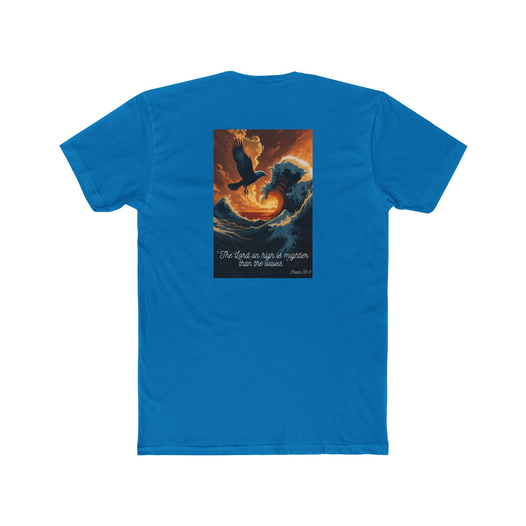 Living Anchored Wave & Bird Faith Tee – Psalm 93:4