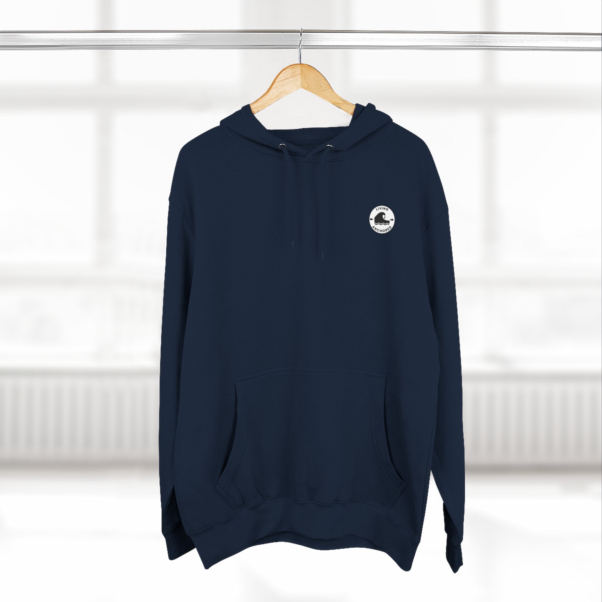 Living Anchored Bird & Wave Hoodie – Mark 11:22-24