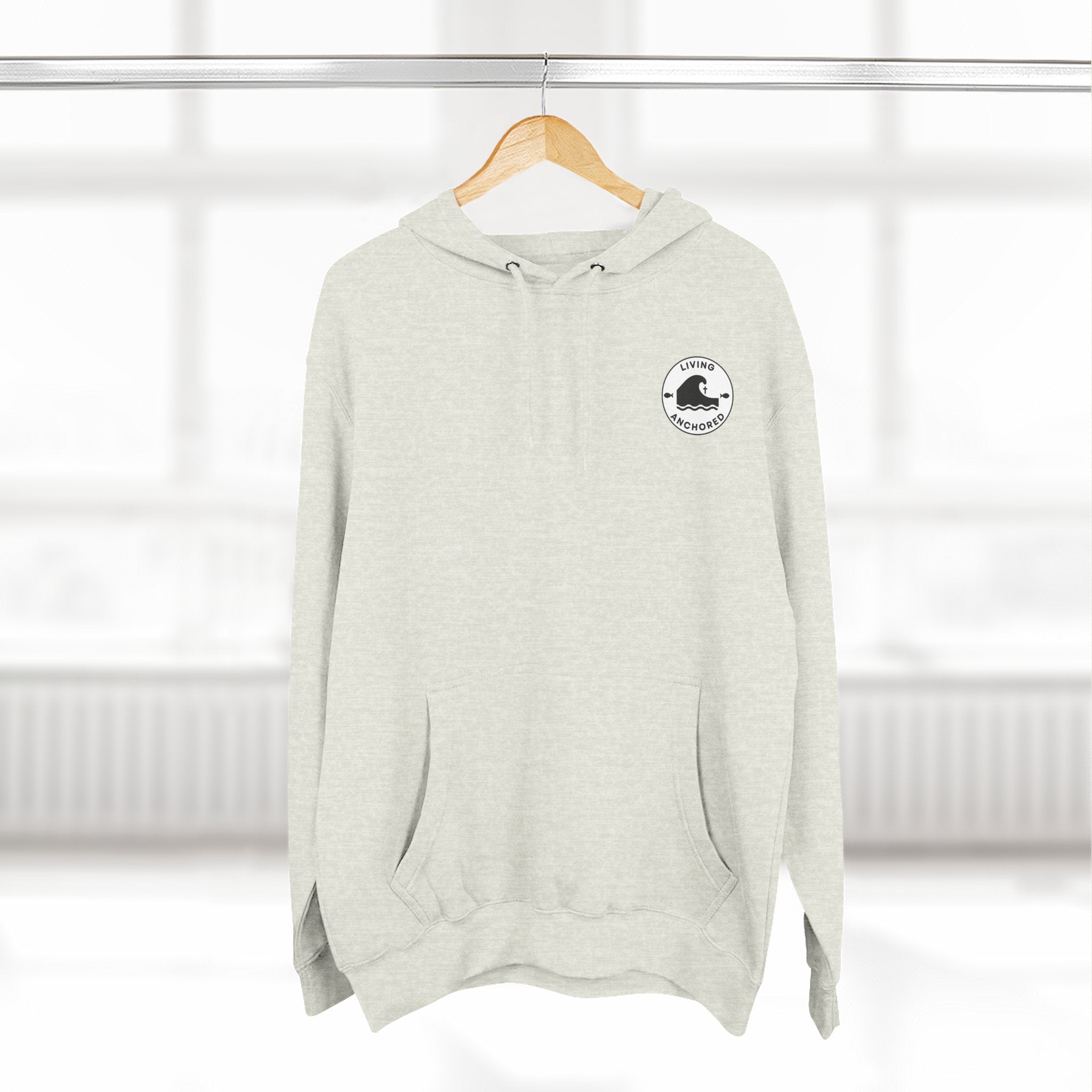 Living Anchored – Well & Living Water Scripture Fleece Hoodie