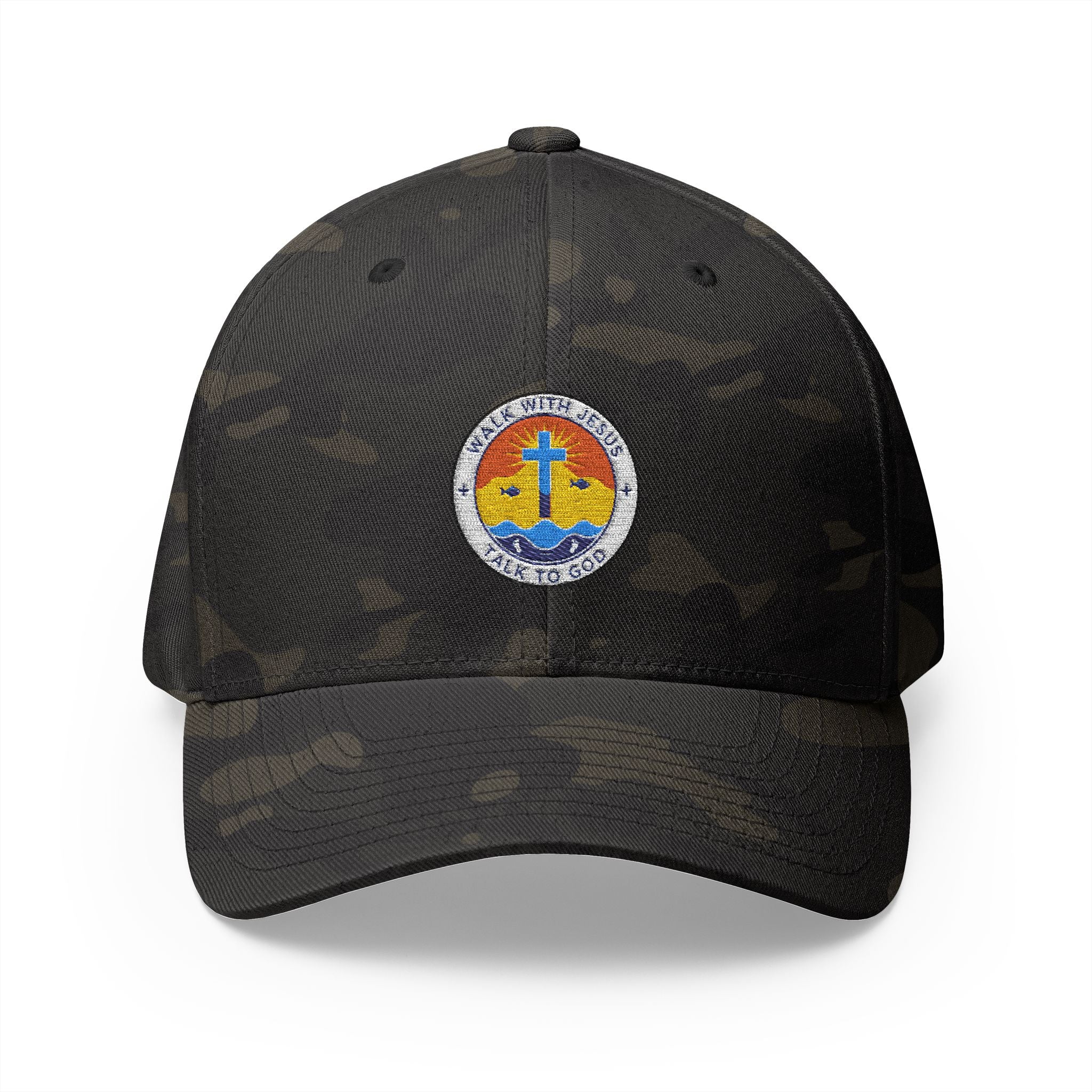 Walk with Jesus, Talk to God Structured Cap