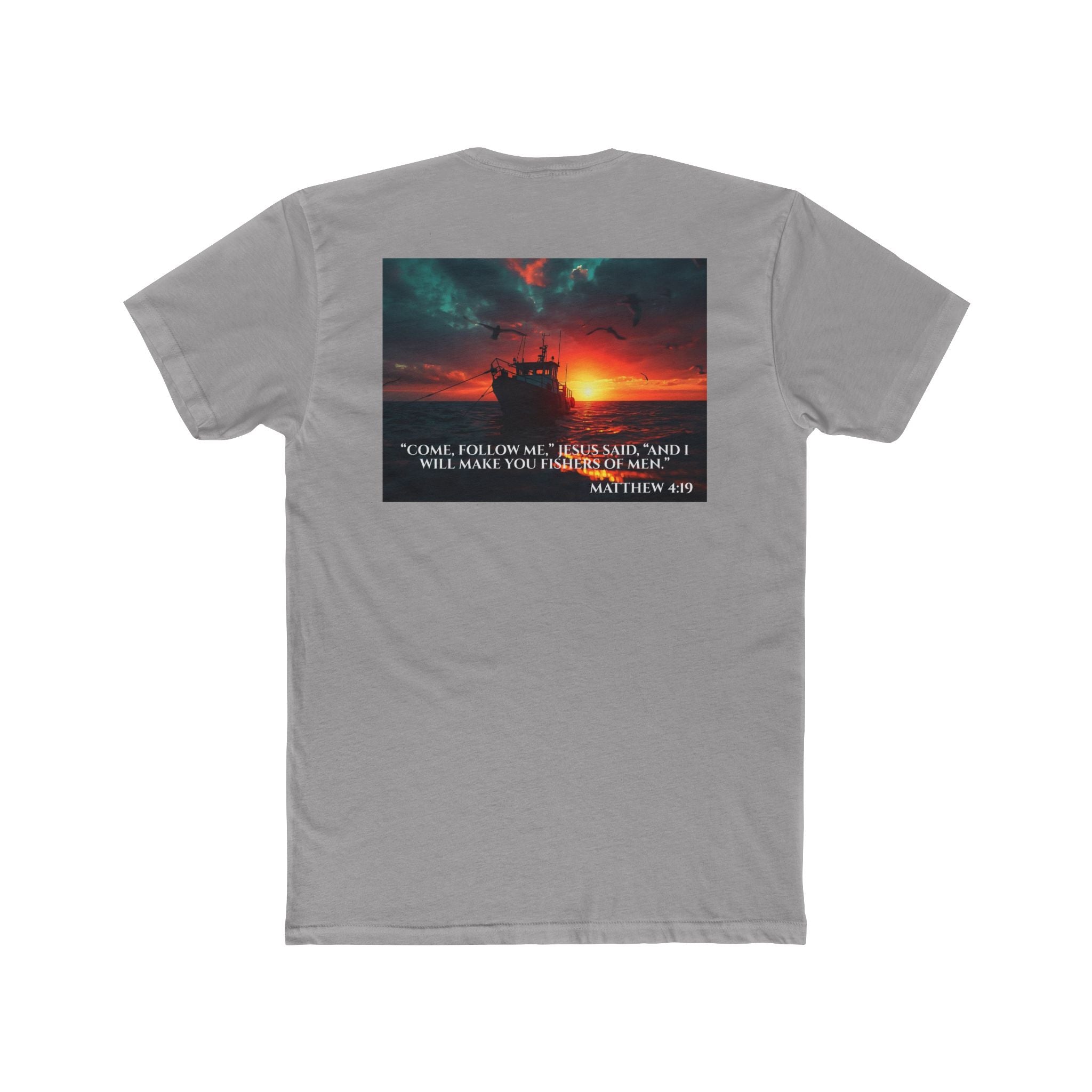 Cotton Crew Tee – Fishers of Men | Matthew 4:19