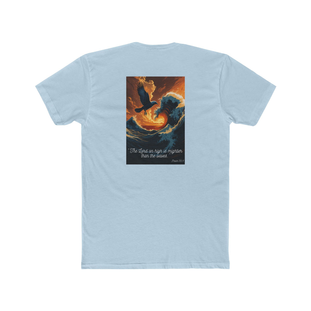 Living Anchored Wave & Bird Faith Tee – Psalm 93:4