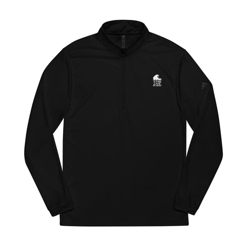 adidas® Quarter-Zip Pullover (Embroidery) with Seaside Faith Designs logo in the front. Looks great and extremely comfortable.