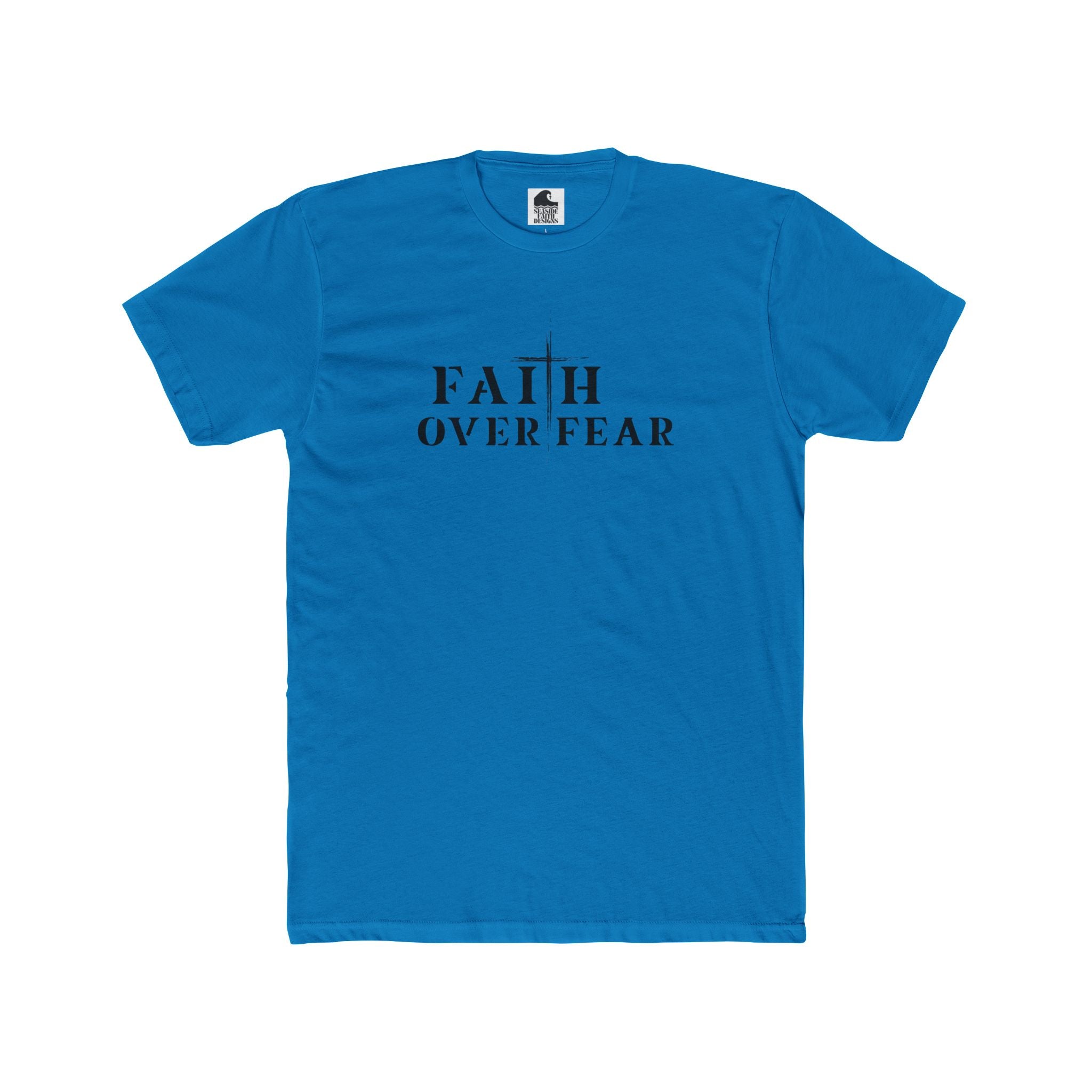 Faith Over Fear – Cotton Crew Tee (9 Colors)